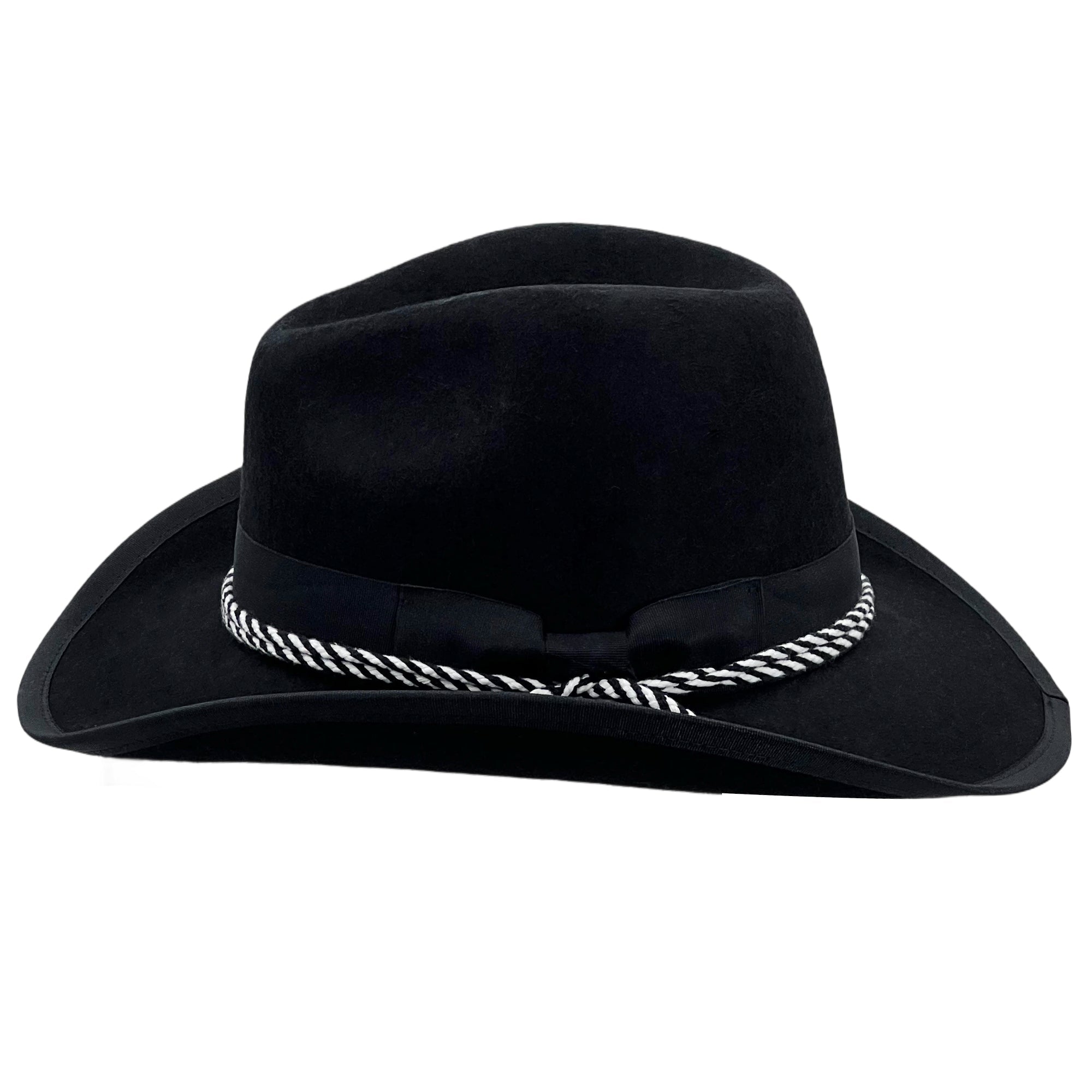 Black Cowboy Hat – Custom Knot