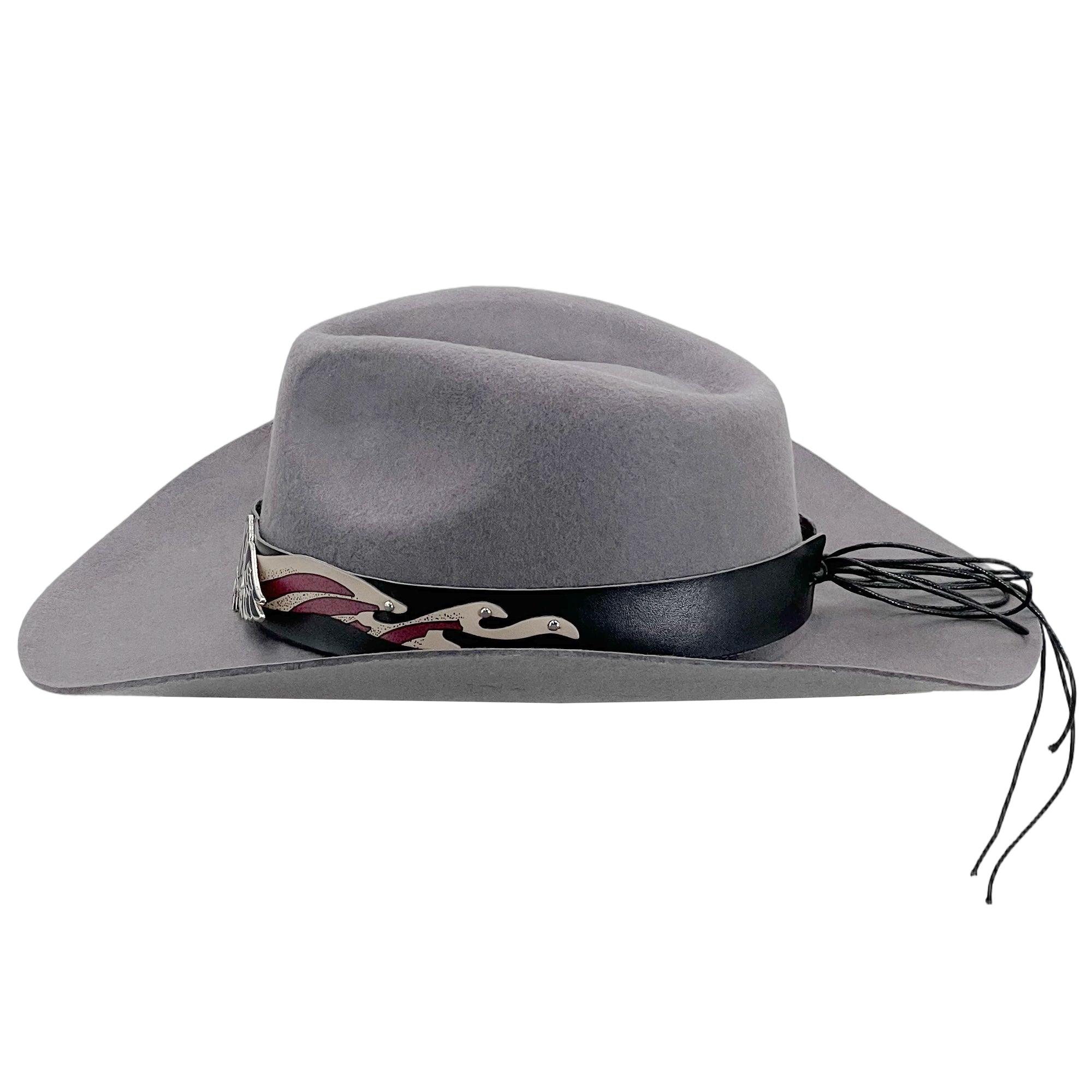 Teardrop Hat – Custom Print on Leather