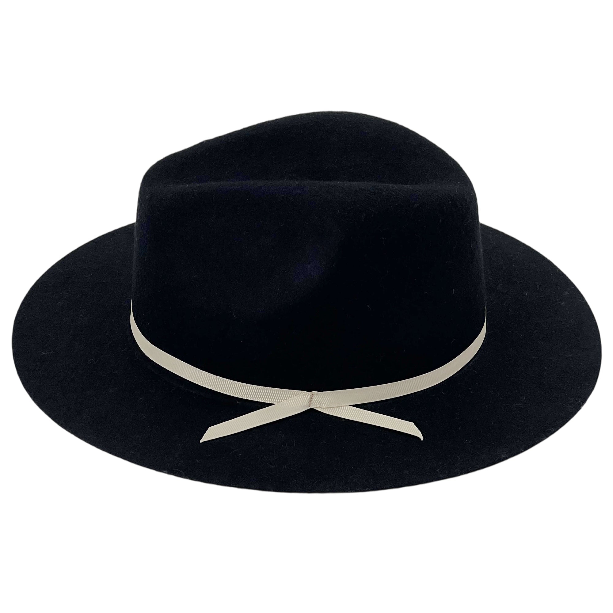 Classic Black Fedora – Refined Ribbon Detail