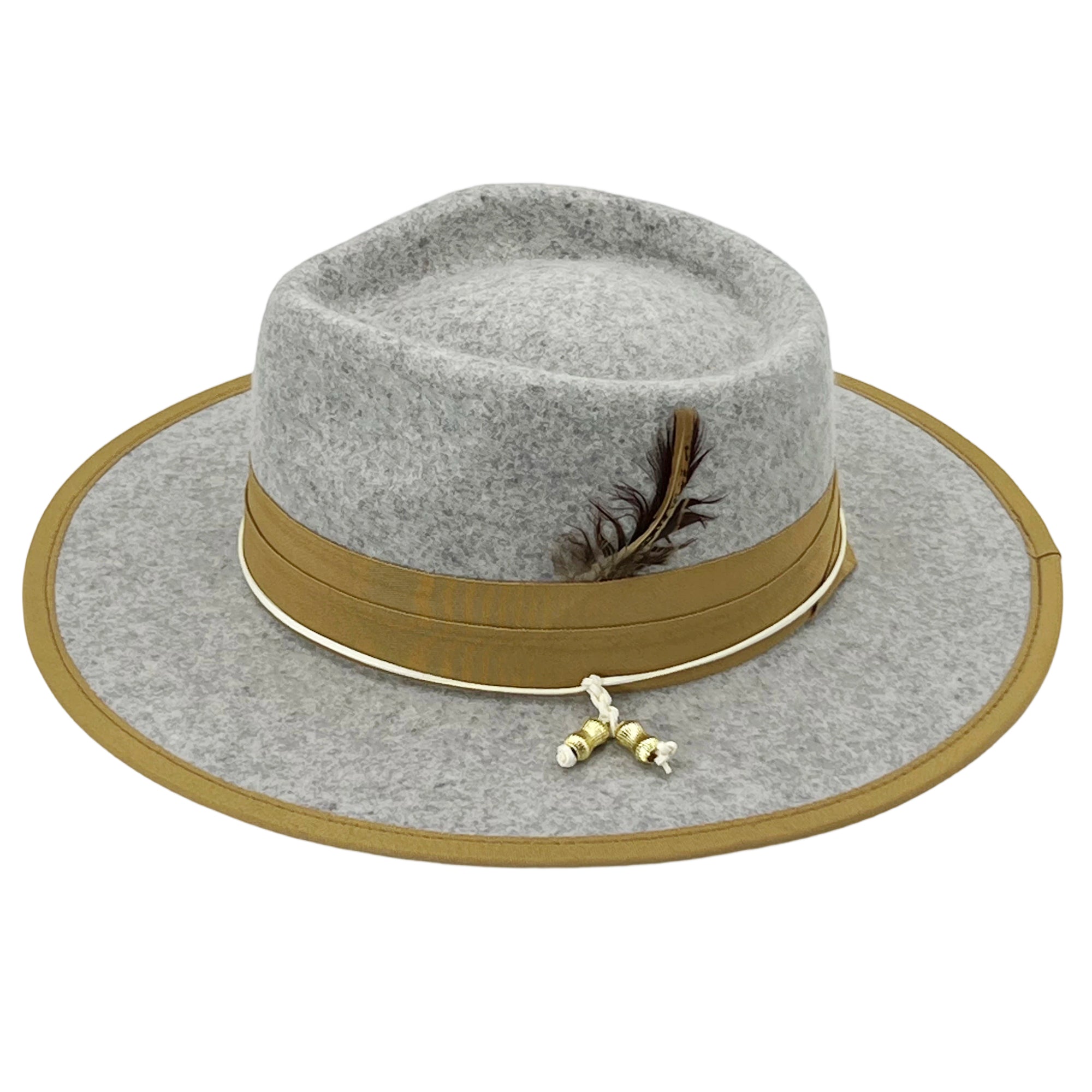 Modern Stone Hat – Refined Cord & Clasp