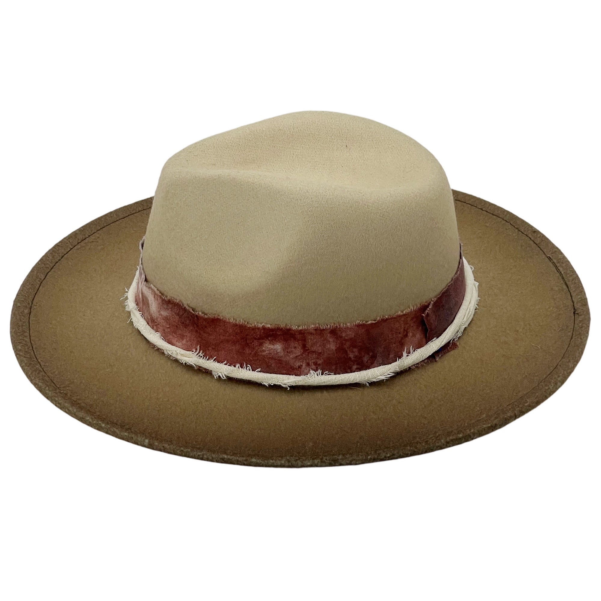 Gradient Oatmeal Hat – Tie-Dye Band Detail