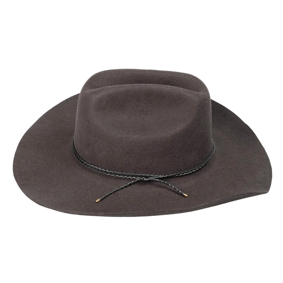 Refined Cattleman Felt Hat – Earthy Tone, Textured Band Finish