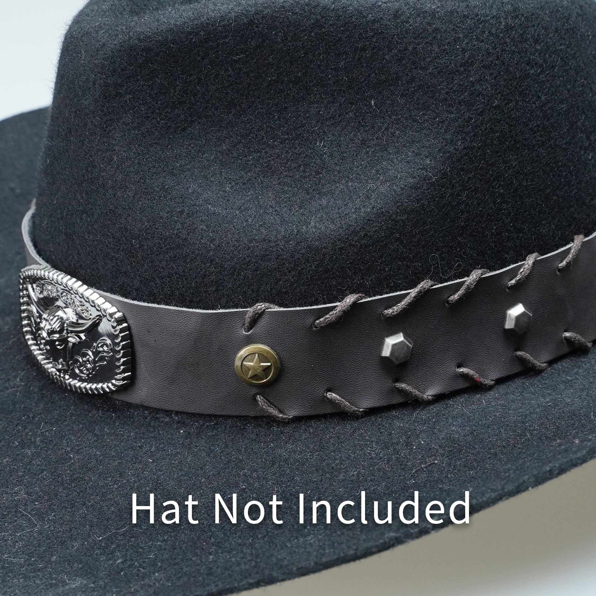 BULL METAL LEATHER HAT BAND