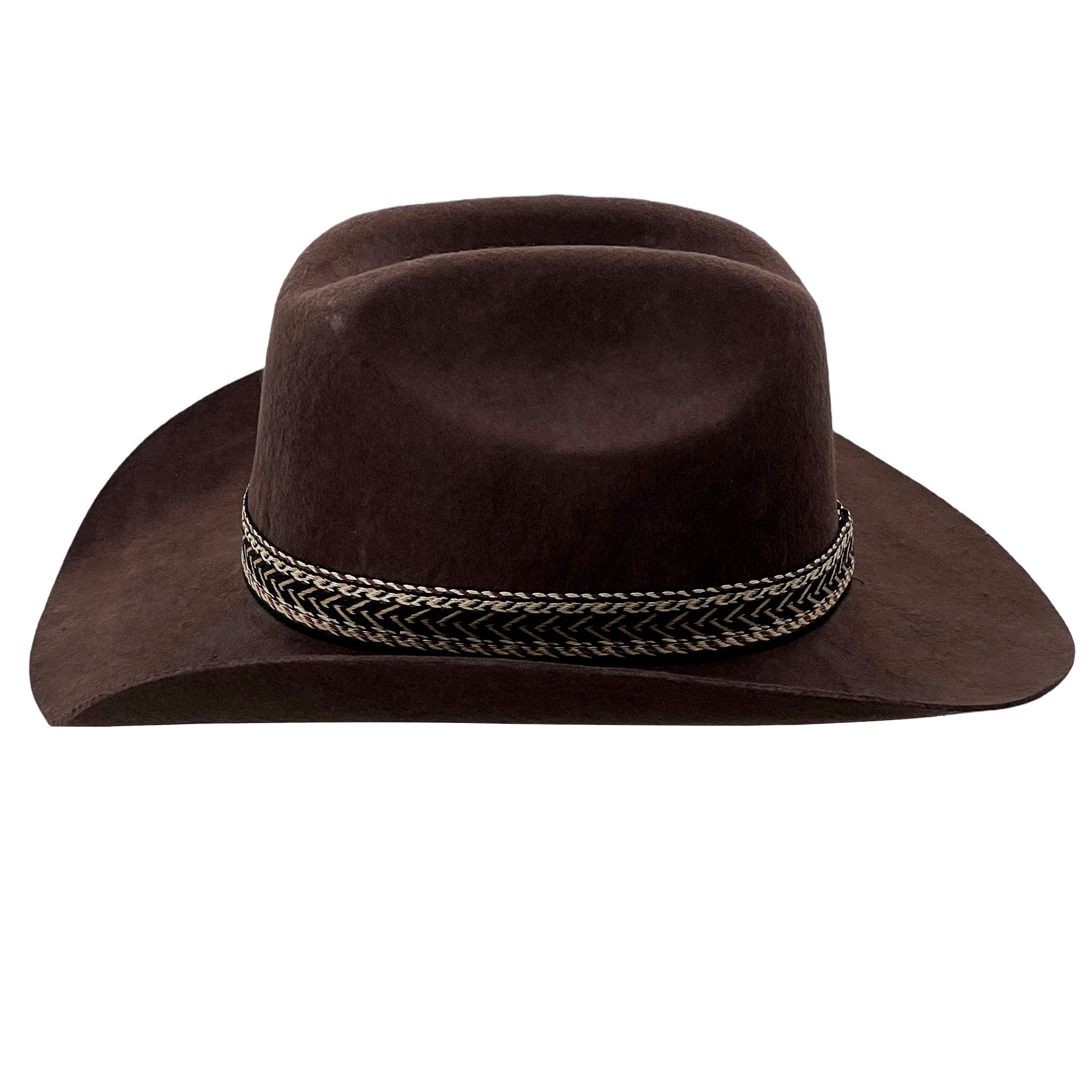 Chestnut Cowboy Hat – Custom Woven Band