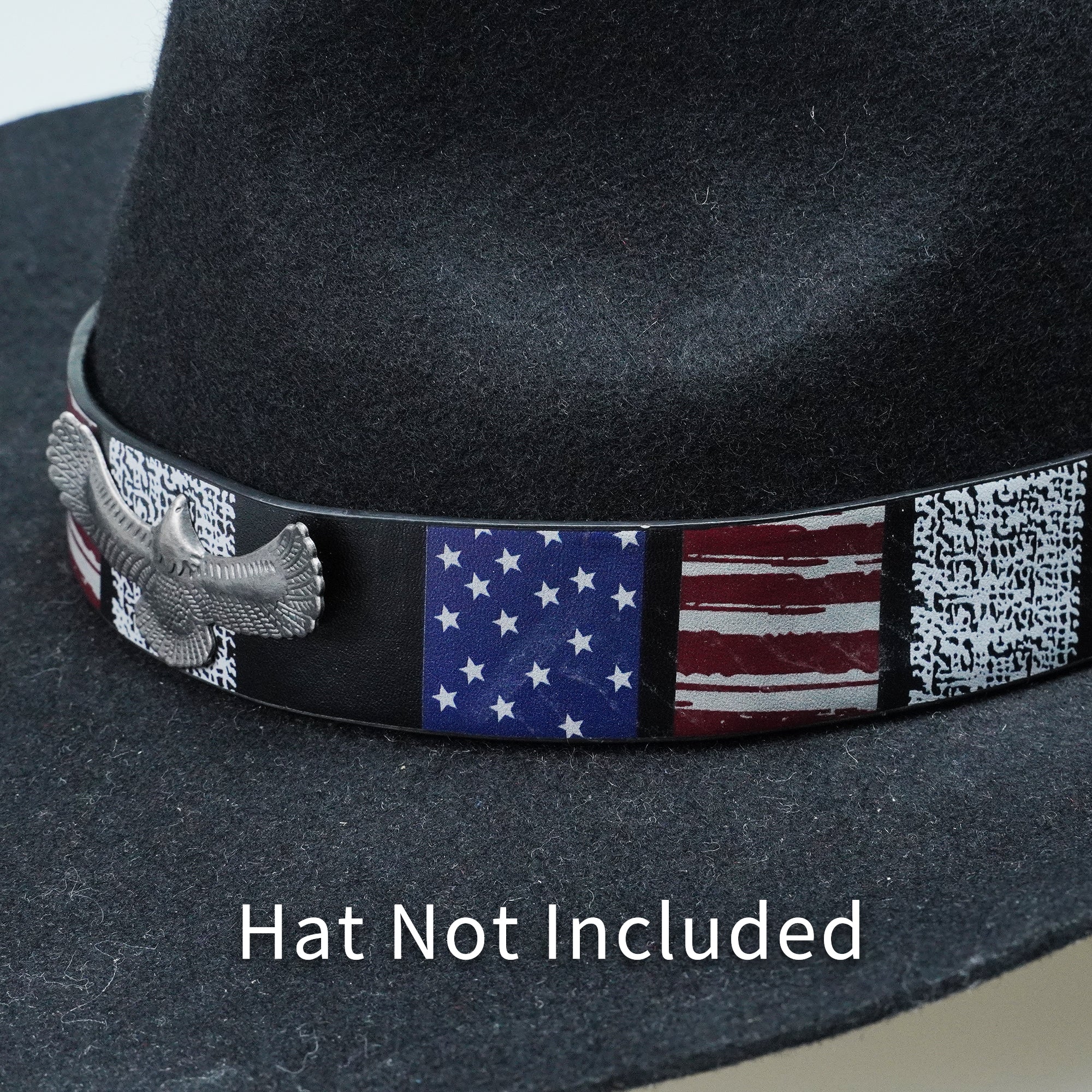 EAGLE STAR LEATHER HAT BAND