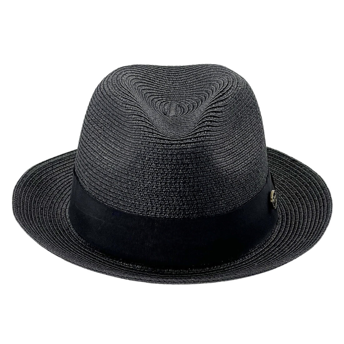 Minimalist Straw Hat – Timeless Black Straw