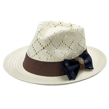 Warm Bow – Quiet Frame Straw Hat