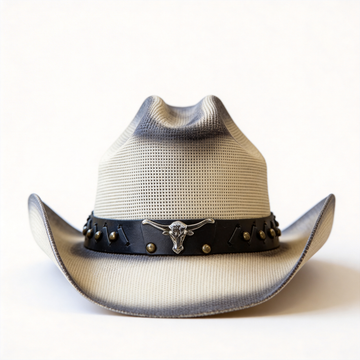 Western Hat – Custom Leather & Metal Detail
