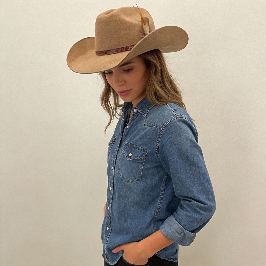 Modern Ochre Hat – Narrow Band Accent