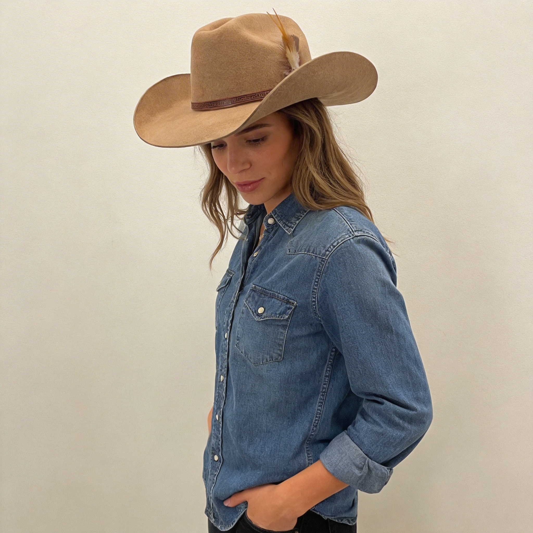 Modern Ochre Hat – Narrow Band Accent