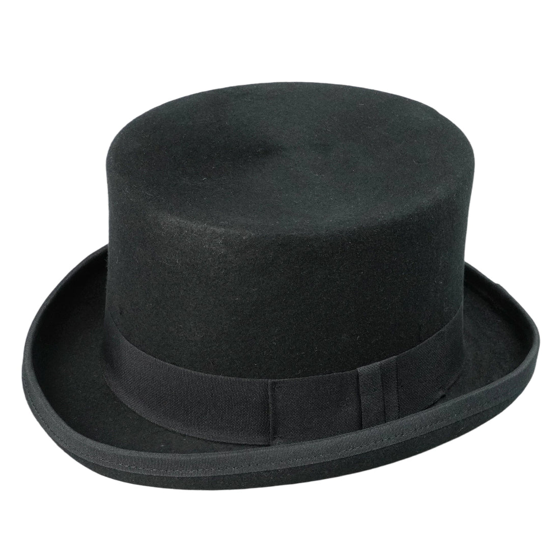 Elegant High-Crown Hat – Subtle Bow Accent