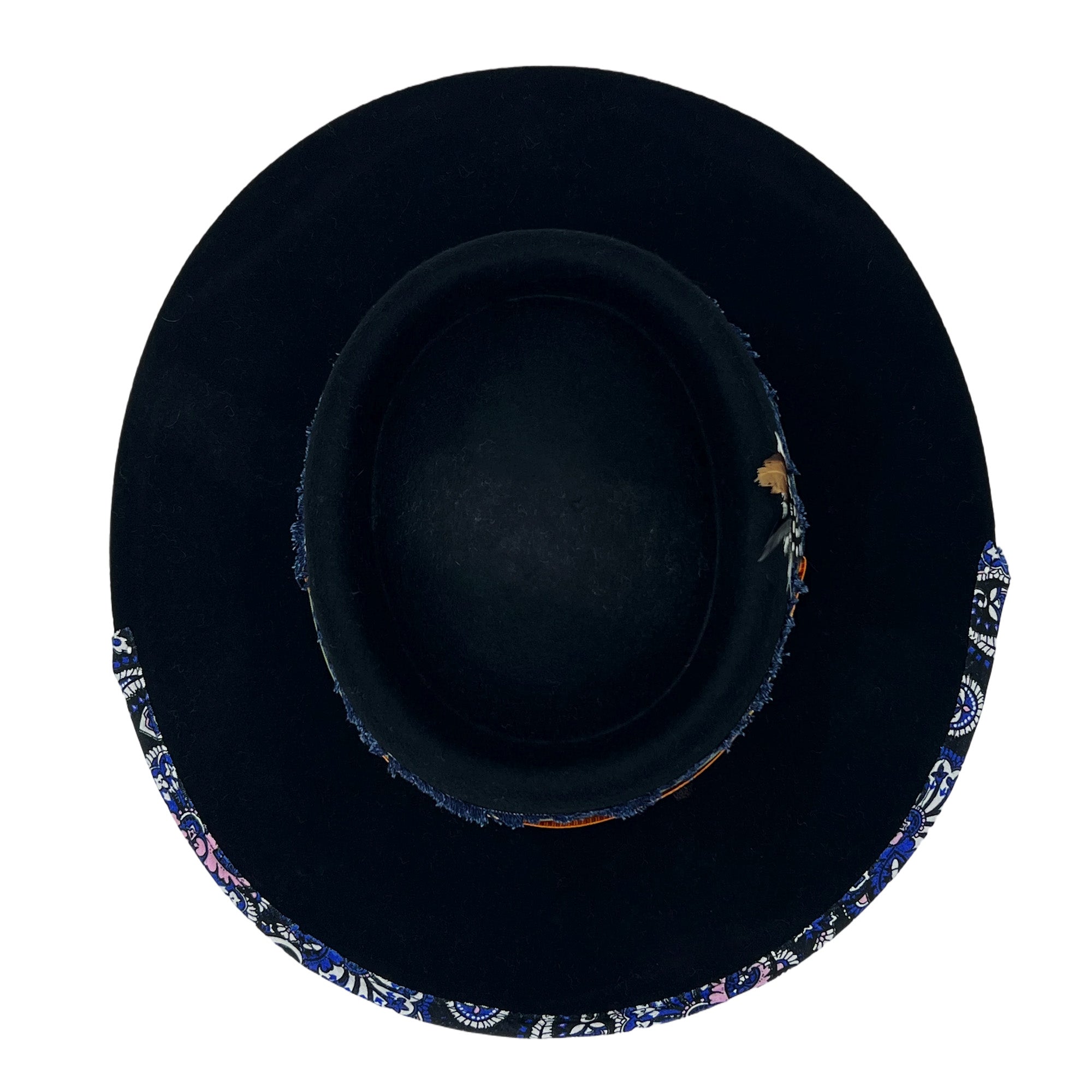 Premium Felt Hat – Bold Trim, Minimal Base
