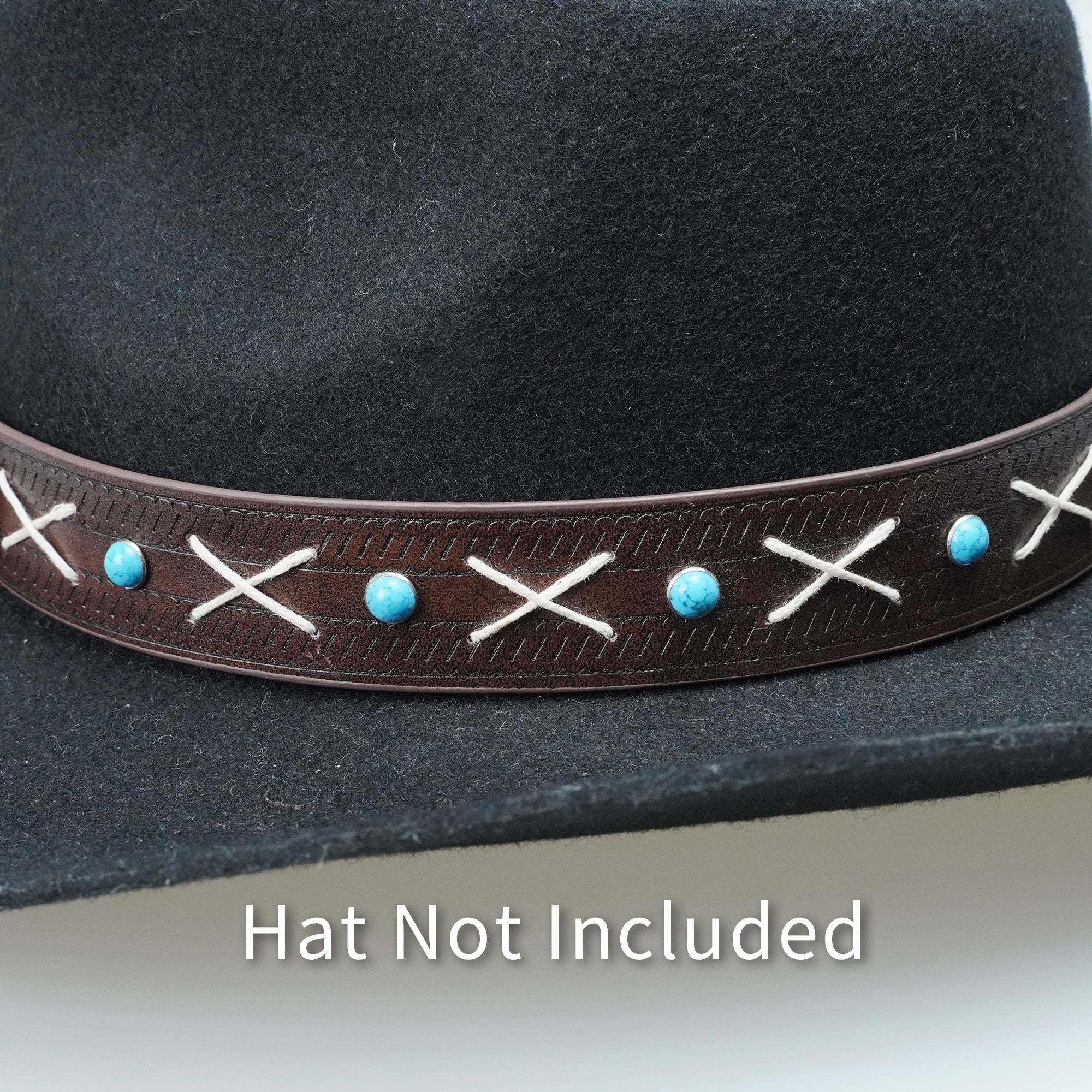 EAGLE METAL LEATHER HAT BAND
