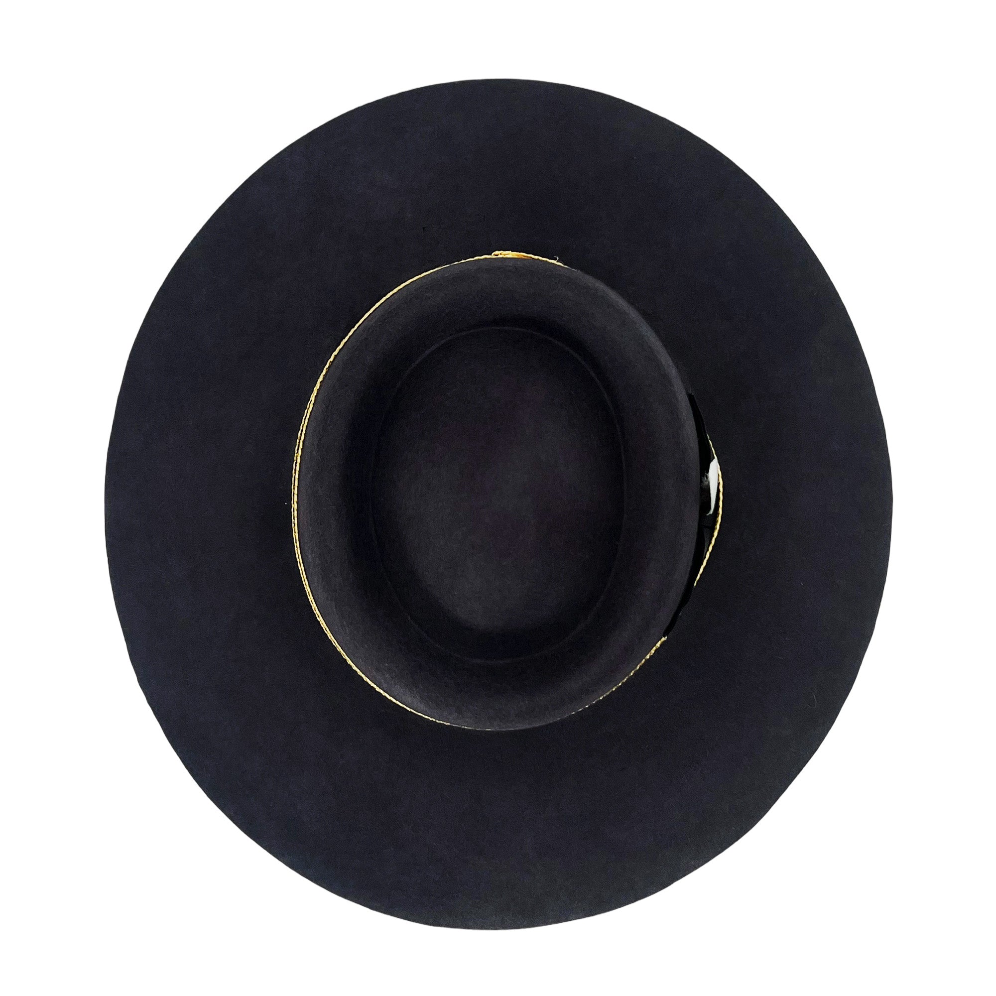 Artisan Black Felt Gambler Hat