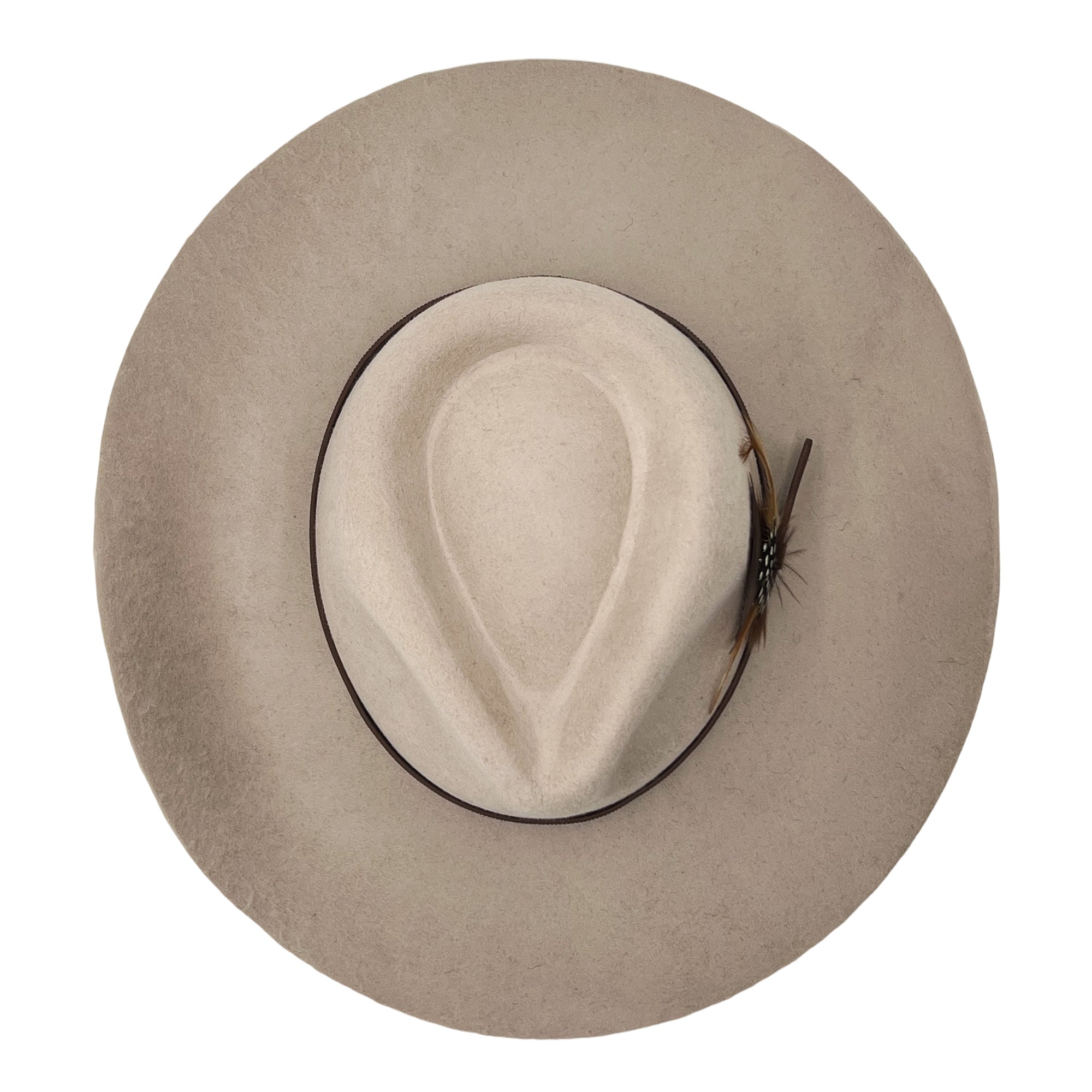 Modern Oatmeal Hat – Narrow Band Accent
