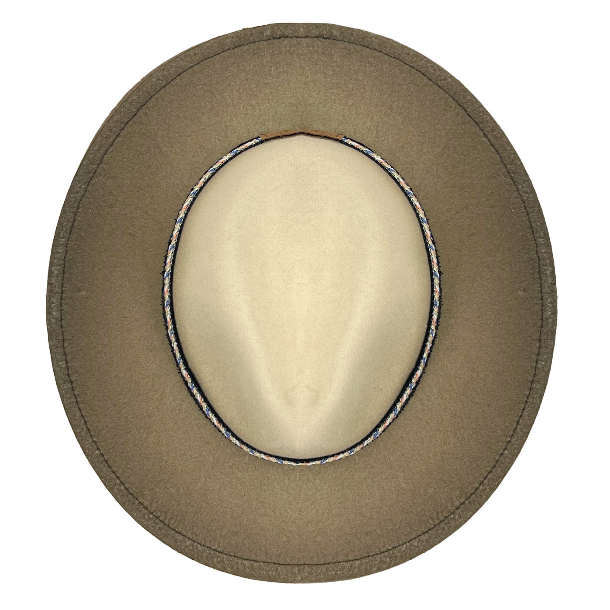Gradient Felt Hat – Custom Fabric Trim