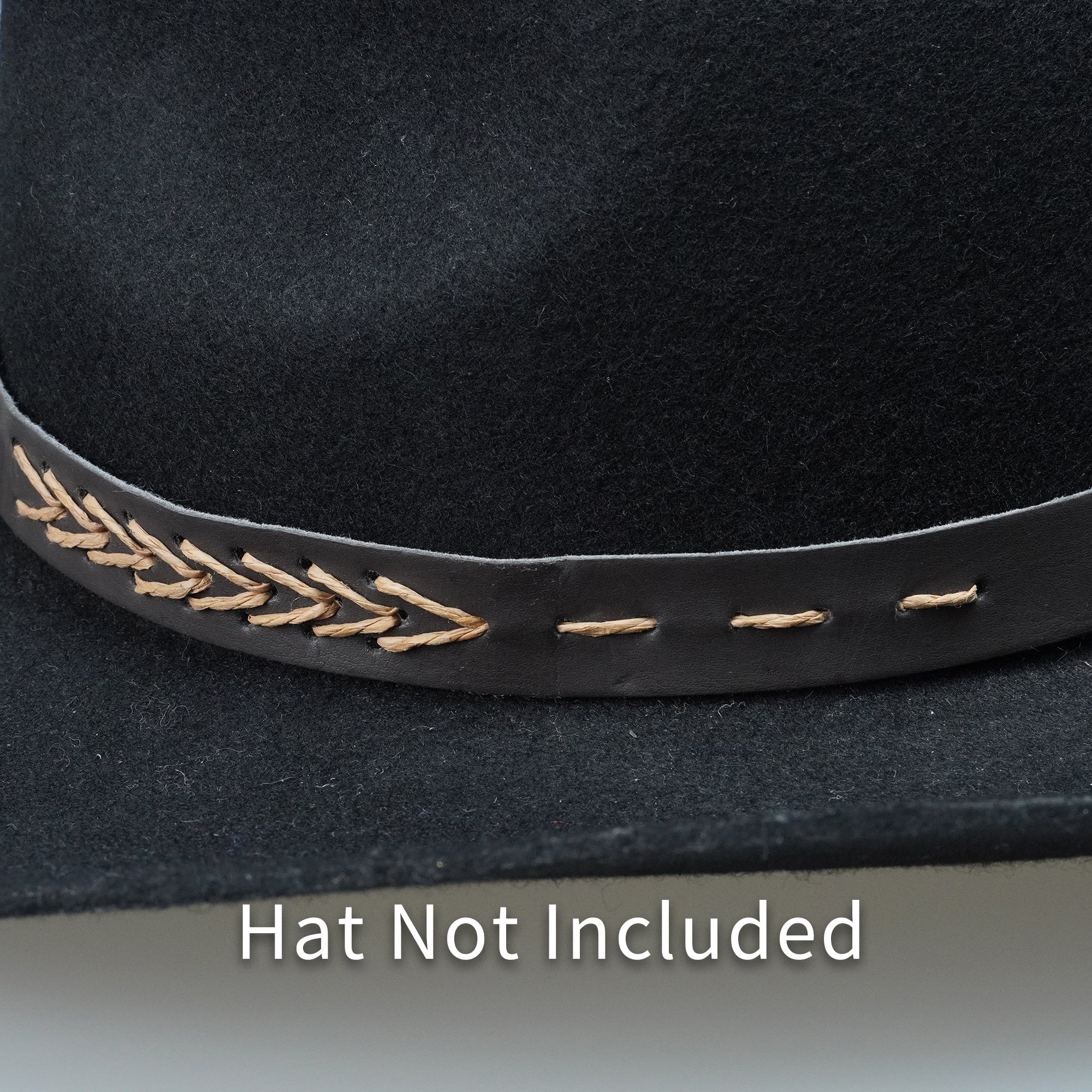 SHEEP HEAD METAL LEATHER HAT BAND