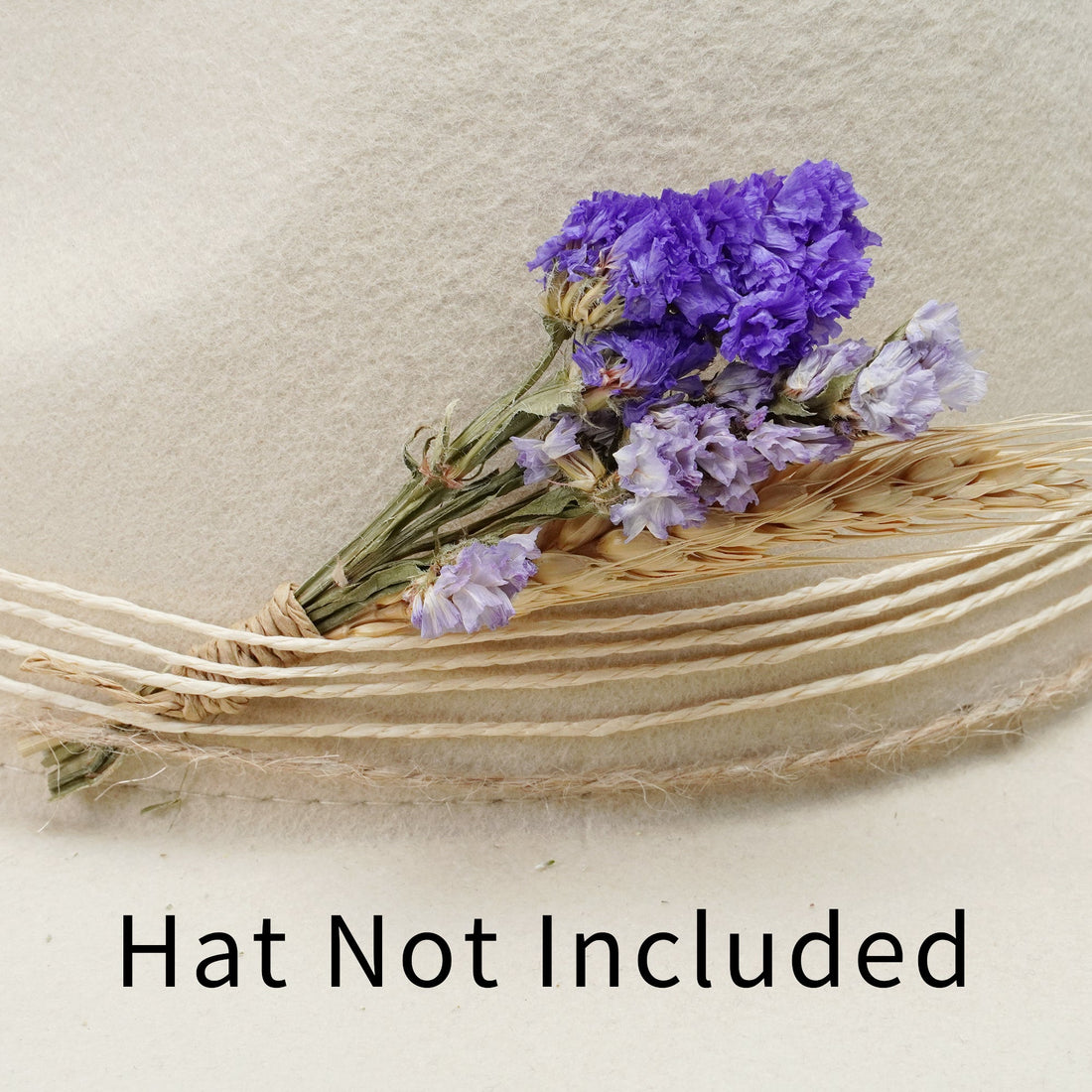 Amethyst | Dried Flower Hat Band