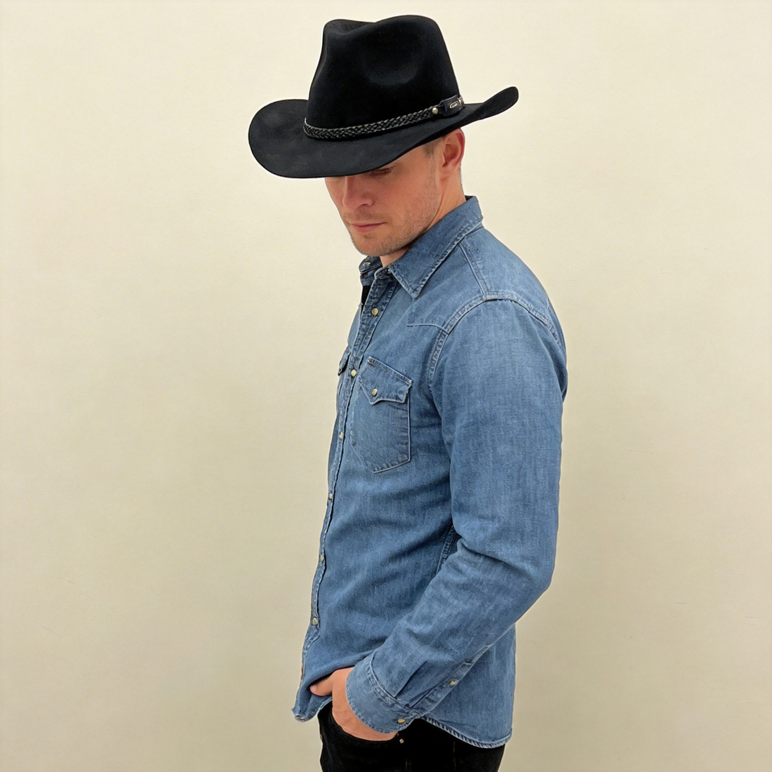 Classic Black Cowboy