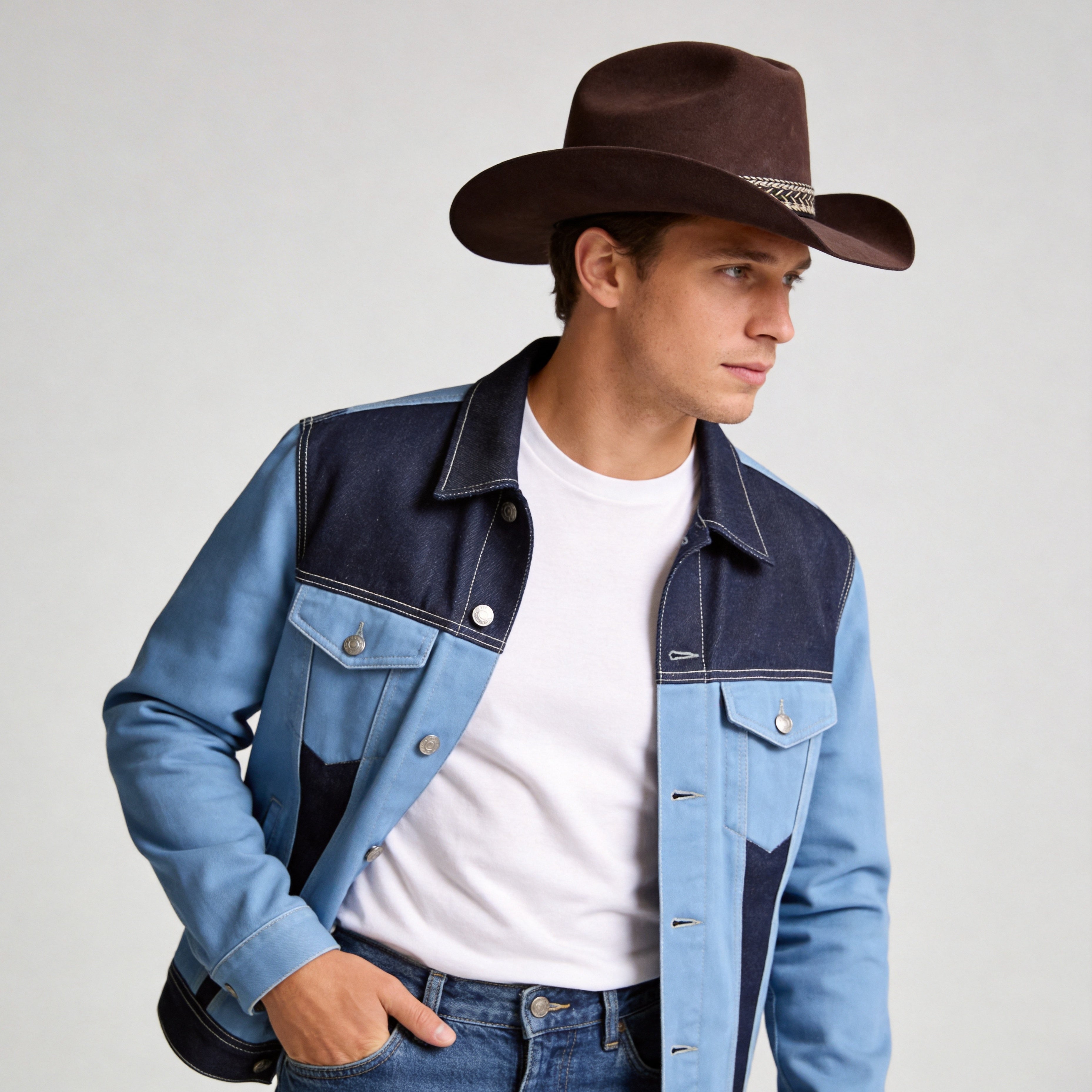 Chestnut Cowboy Hat – Custom Woven Band