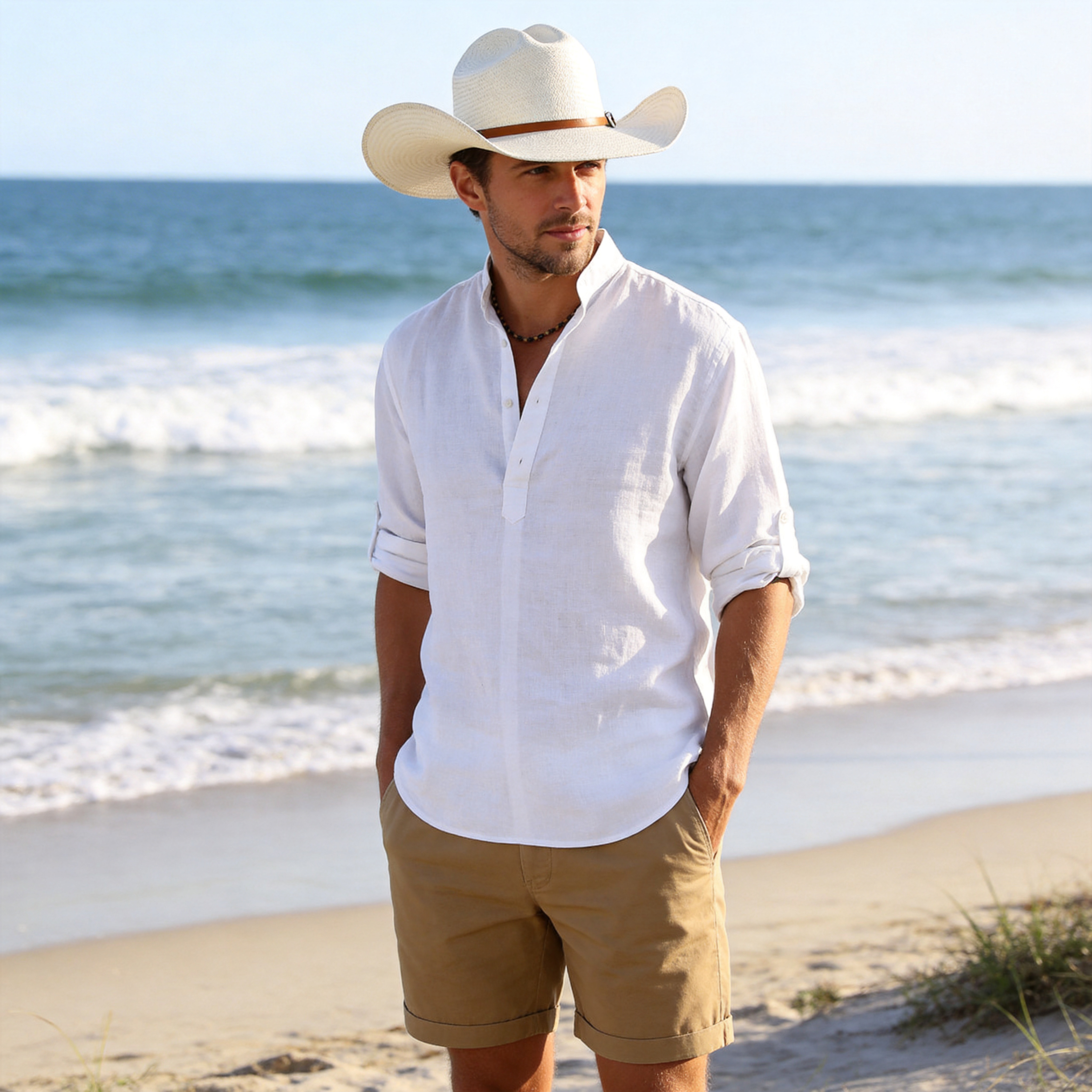 Warm Loop -Woven Summer Hats Refined Edge