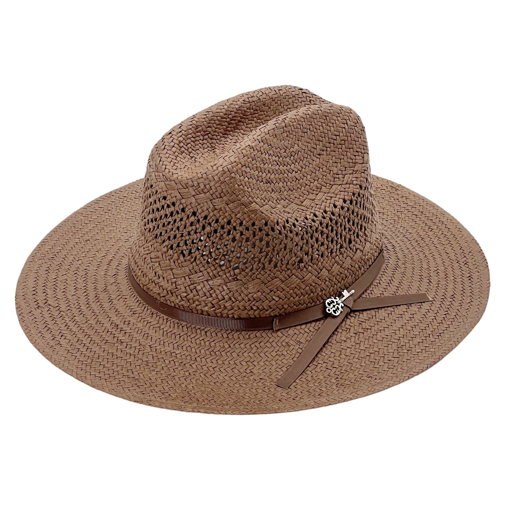 Straw Hat – Brown, Minimalist Band