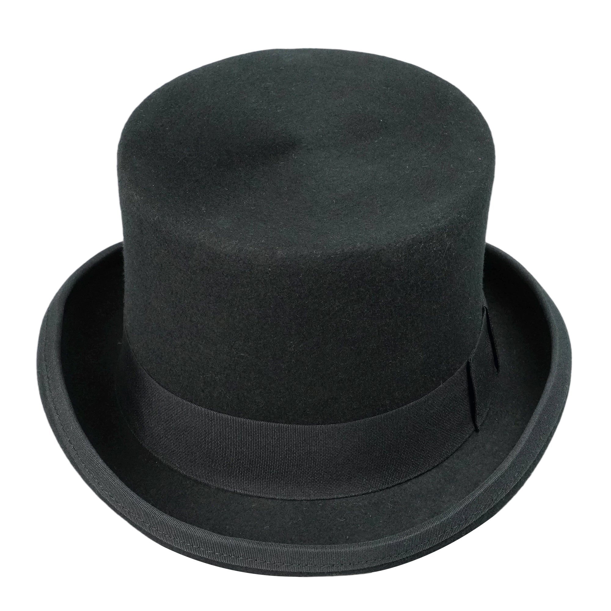 Elegant High-Crown Hat – Subtle Bow Accent