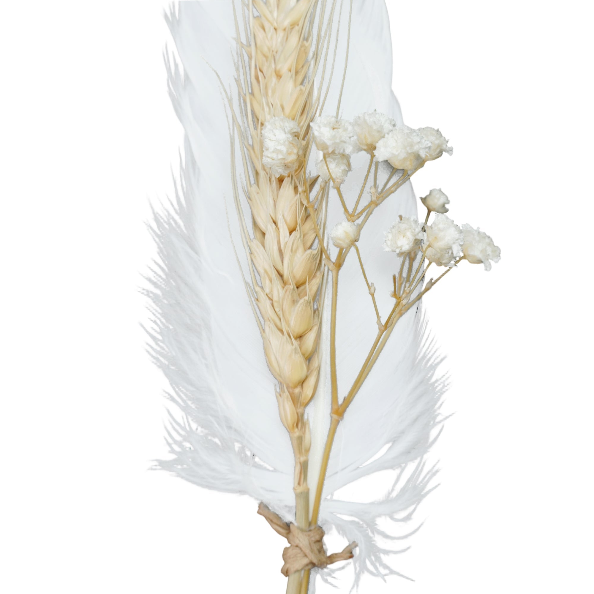 Rowan | Wheat & Feather Hat Band