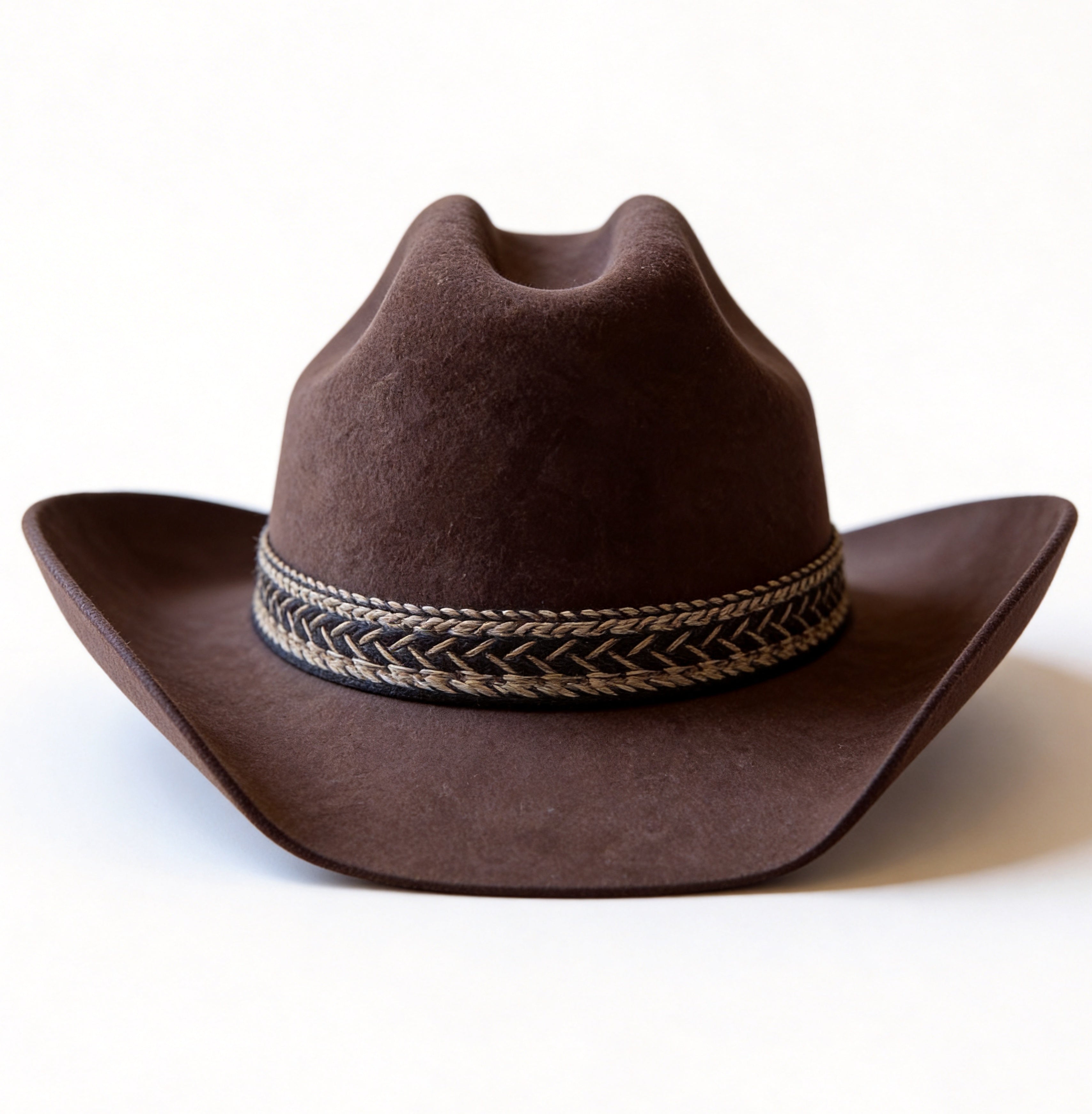 Chestnut Cowboy Hat – Custom Woven Band