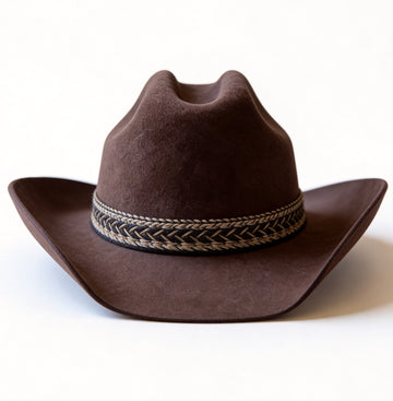 Chestnut Cowboy Hat – Custom Woven Band