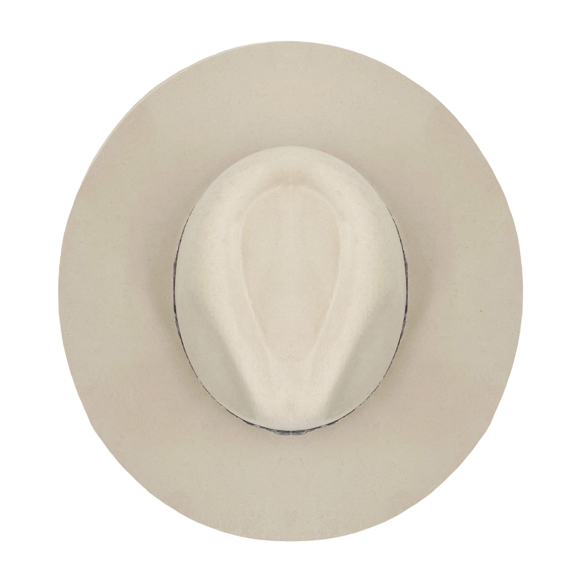 Custom Floral Band Hat – Ivory White
