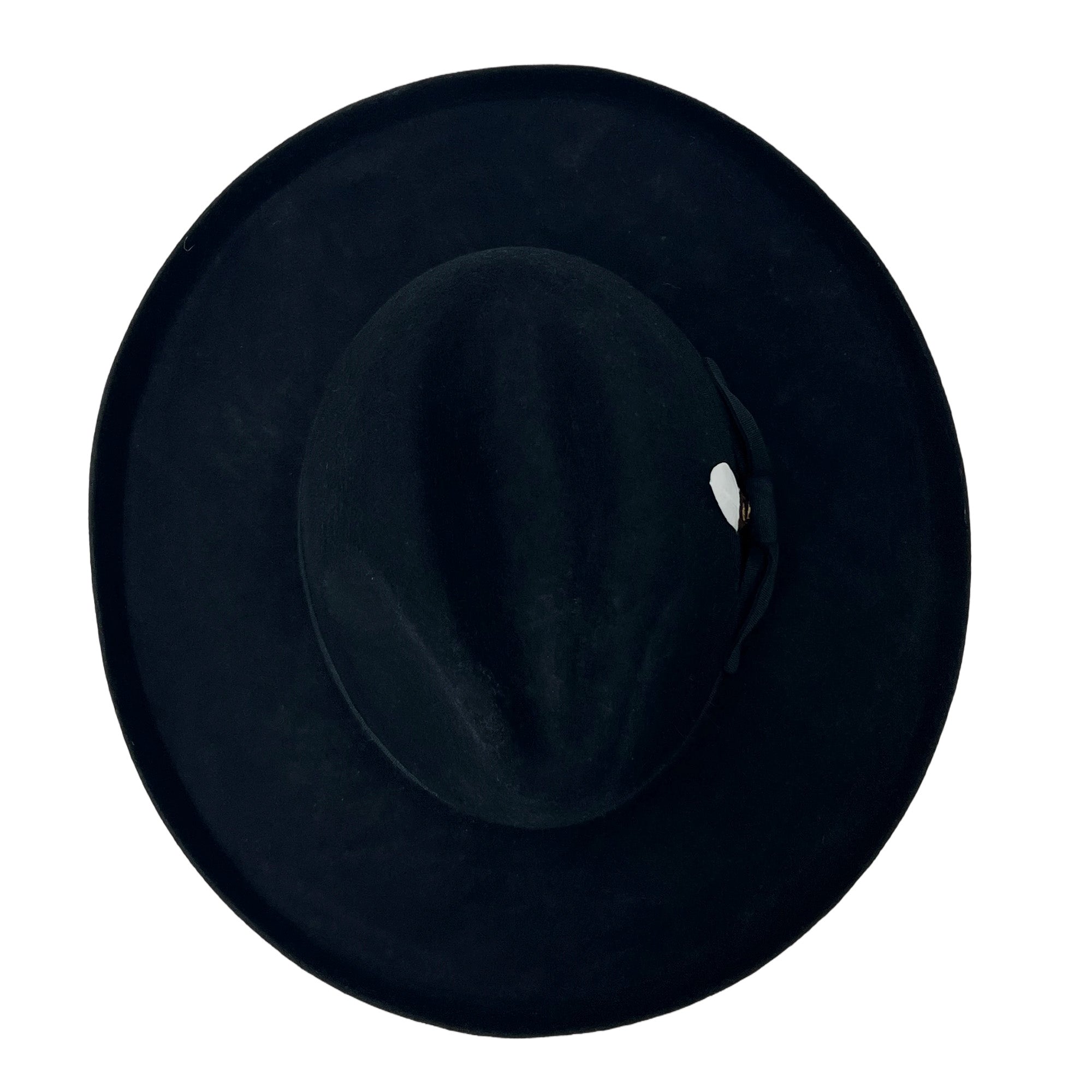 Modern Black Hat – Textured Band Detail