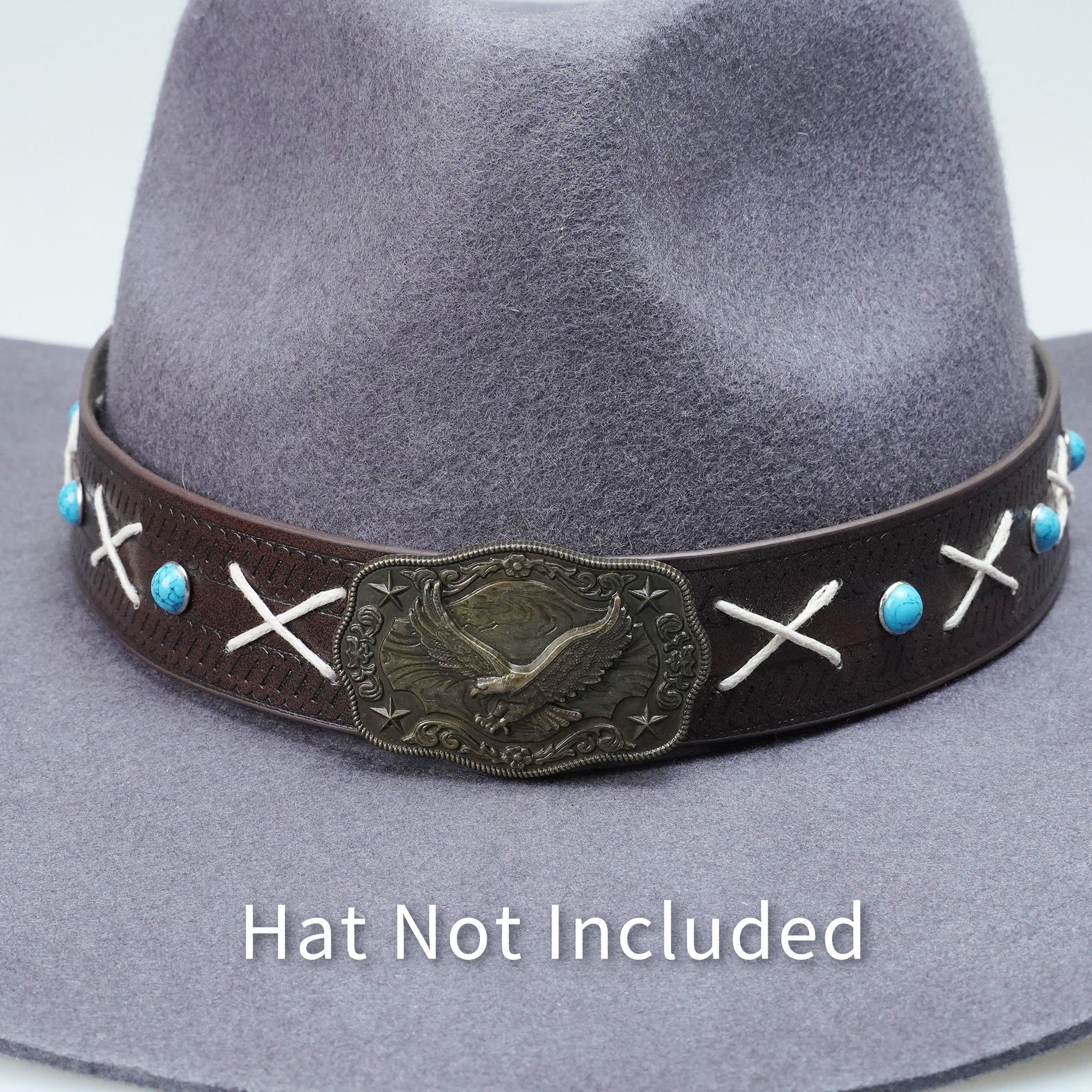 EAGLE METAL LEATHER HAT BAND