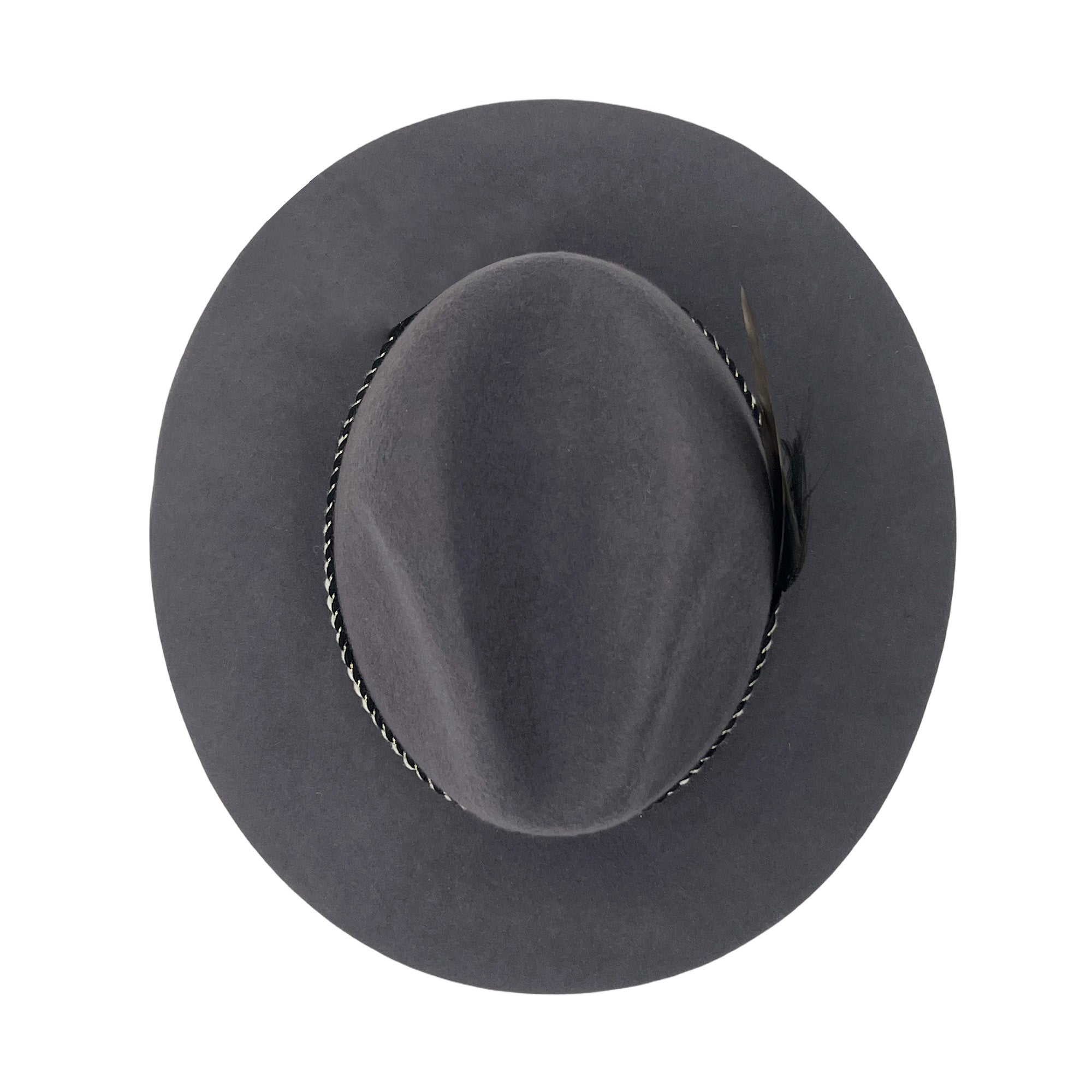 Custom Woven Band Hat – Deep Gray