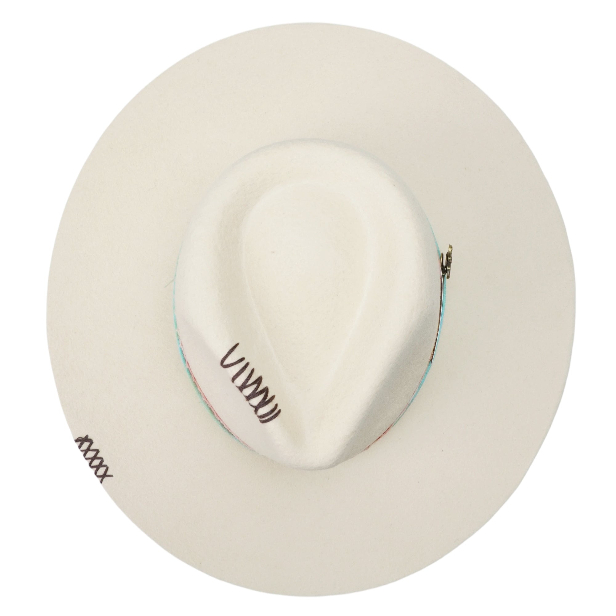 Elegant Teardrop Crown Hat – Minimalist Base, Playful Card Motif
