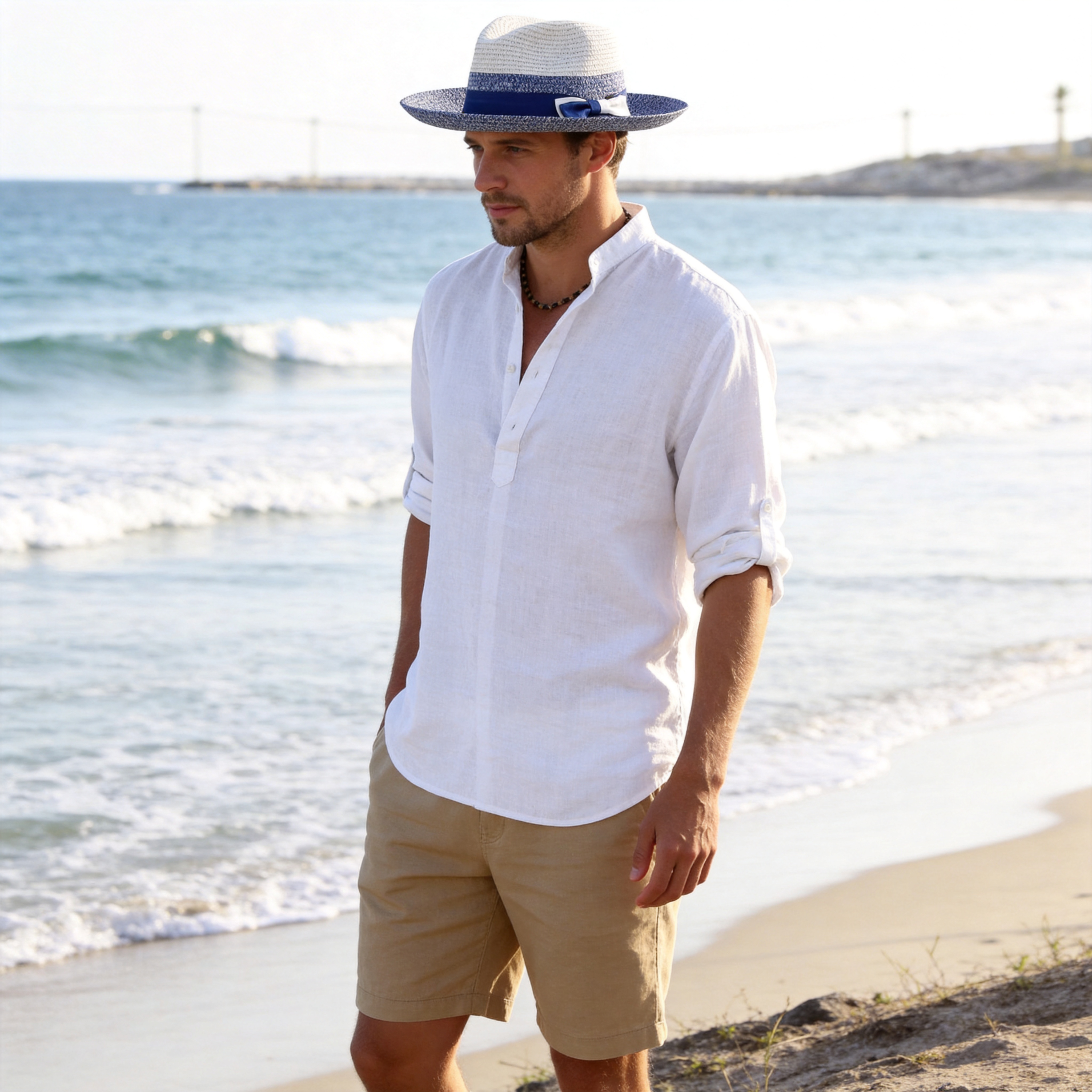 Ocean Myth -Woven Summer Hats True Shape Straw Hat
