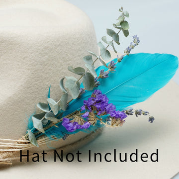 Ash | Dried Flower Hat Band