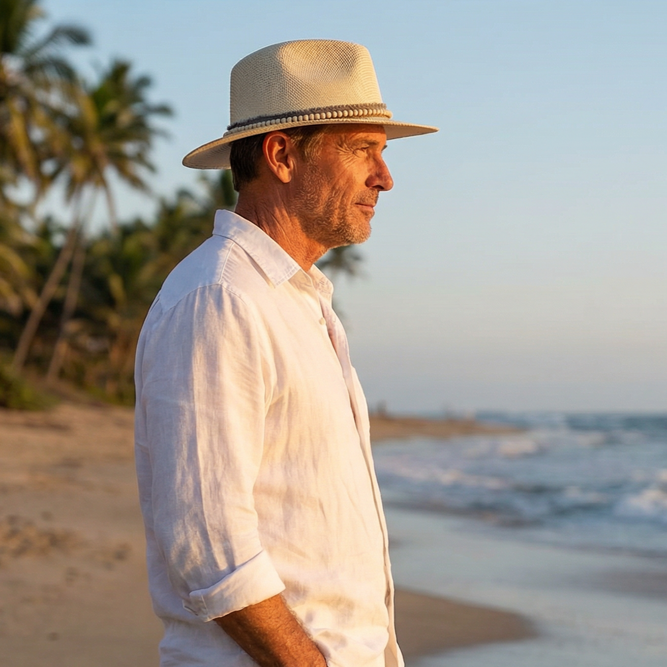 Straw Glyph – Refined Loop Straw Hat