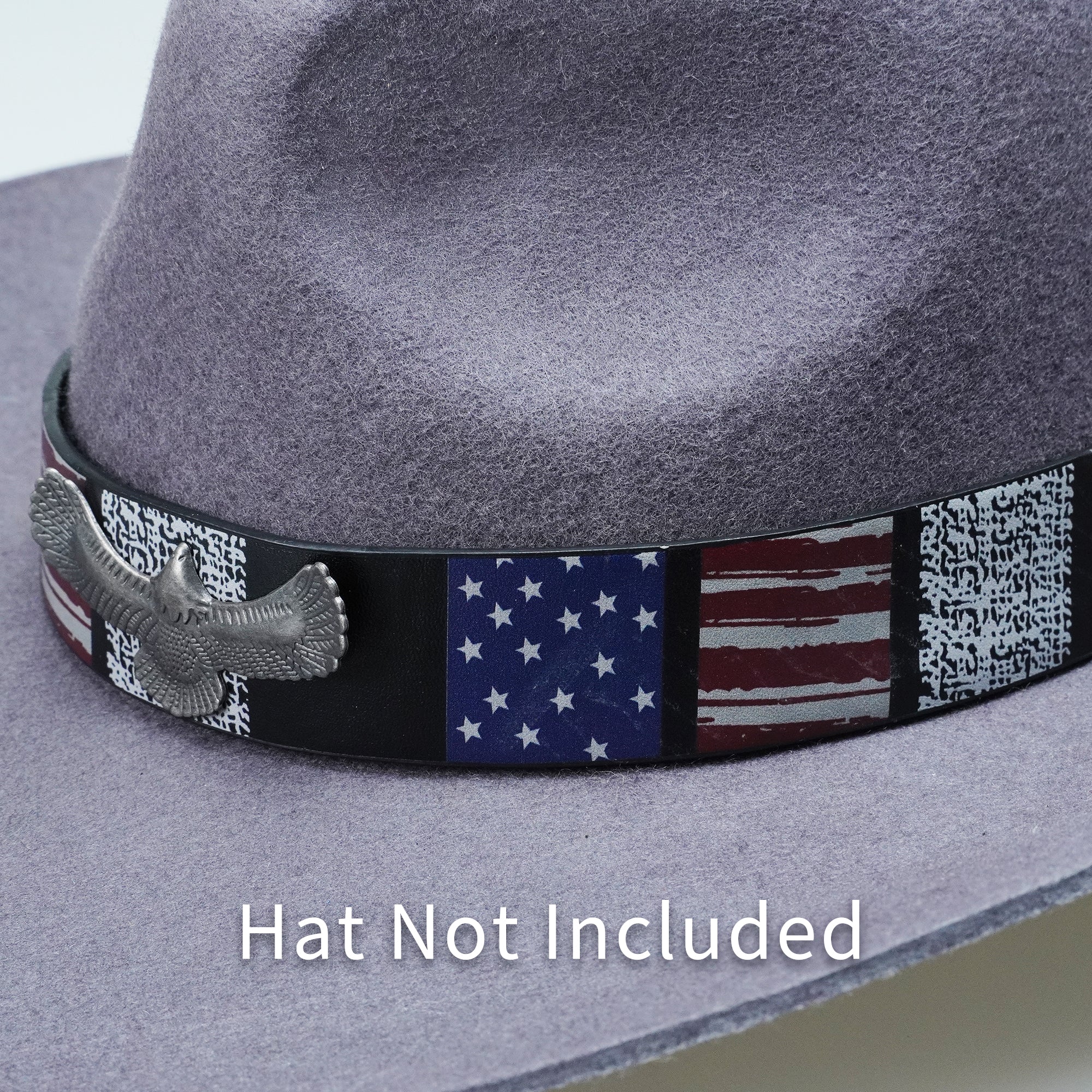 EAGLE STAR LEATHER HAT BAND