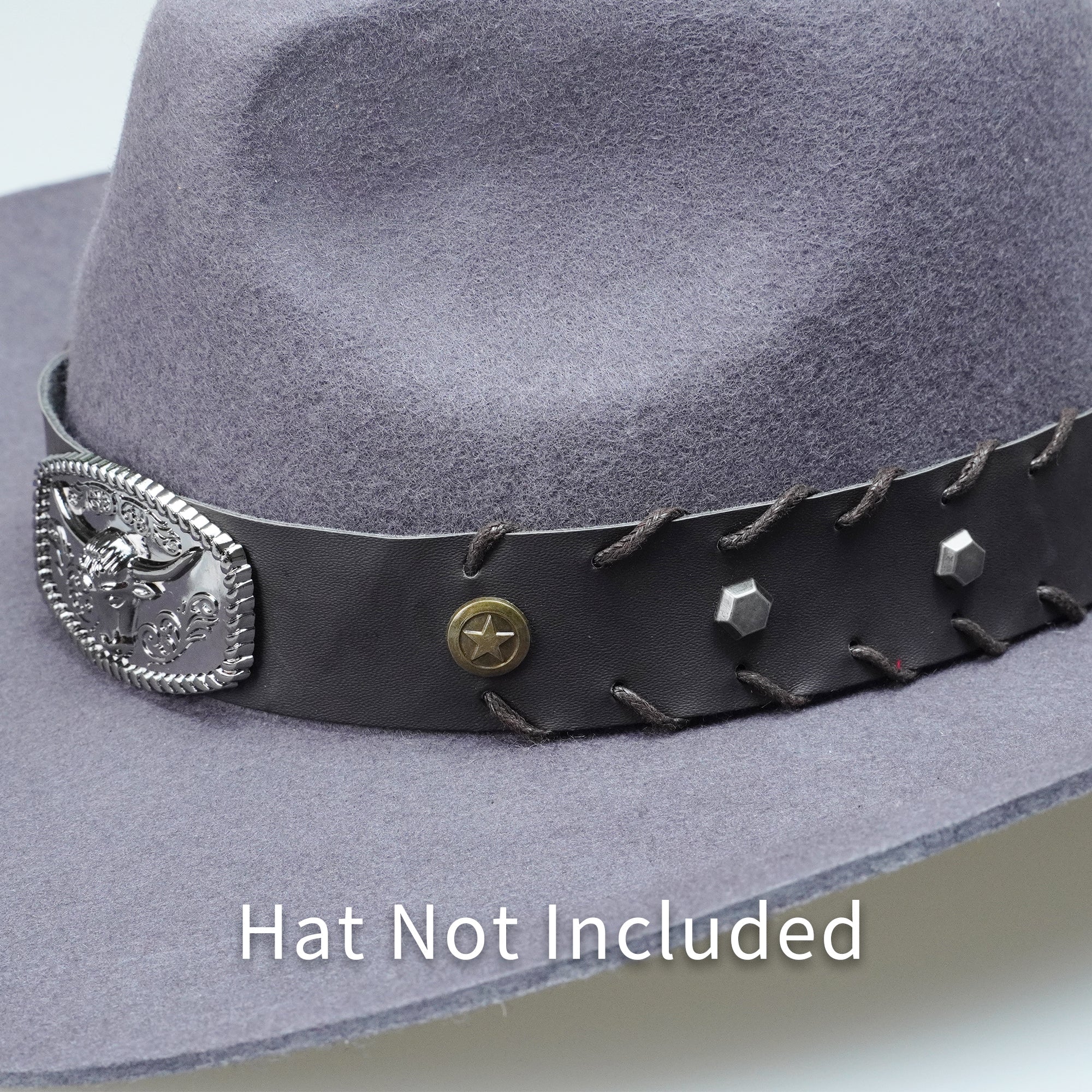 BULL METAL LEATHER HAT BAND
