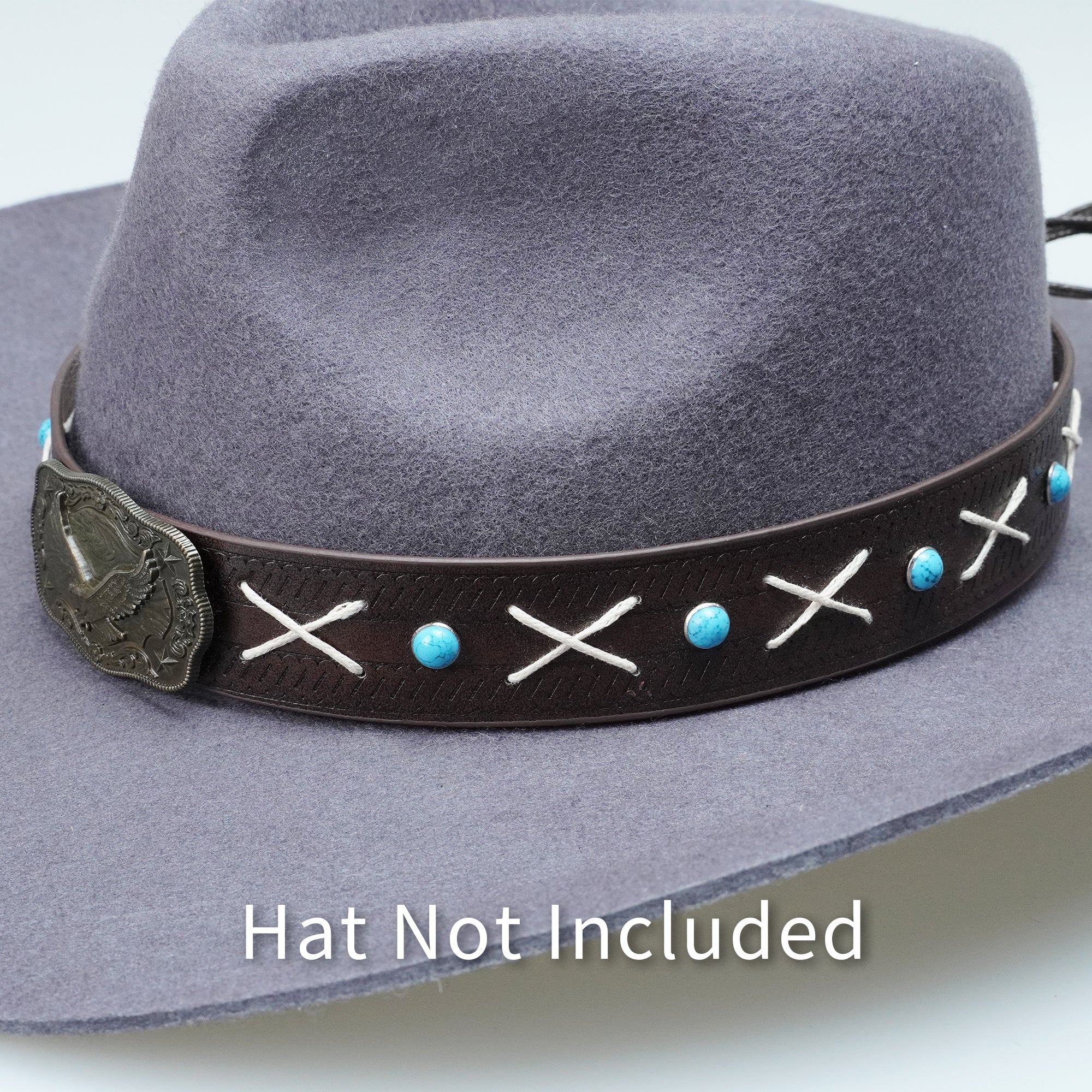 EAGLE METAL LEATHER HAT BAND