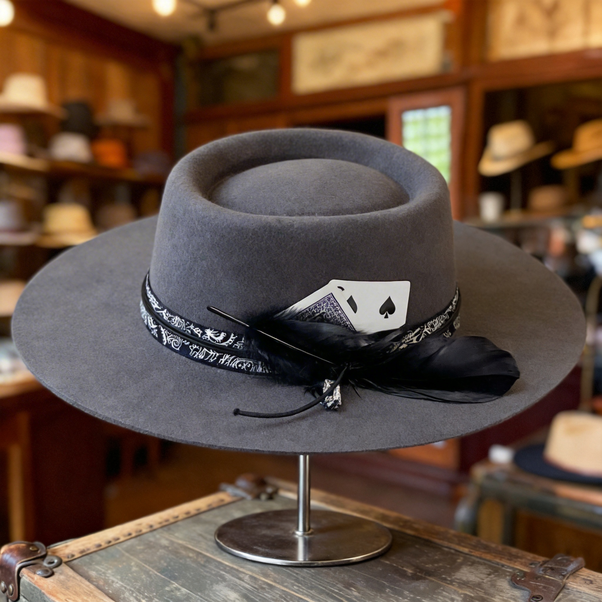 Stonecutter Distressed Gambler Hat