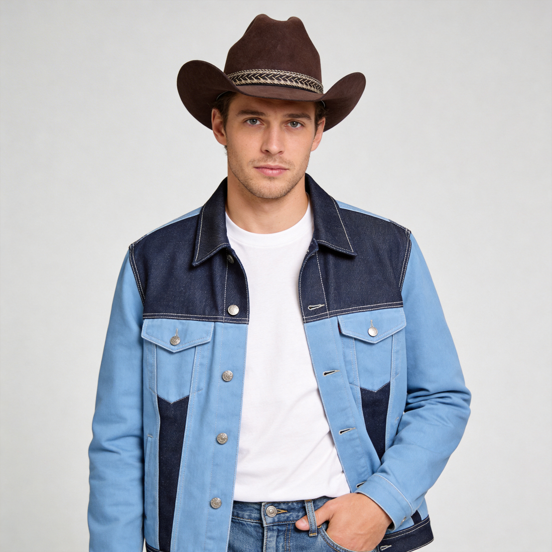 Chestnut Cowboy Hat – Custom Woven Band