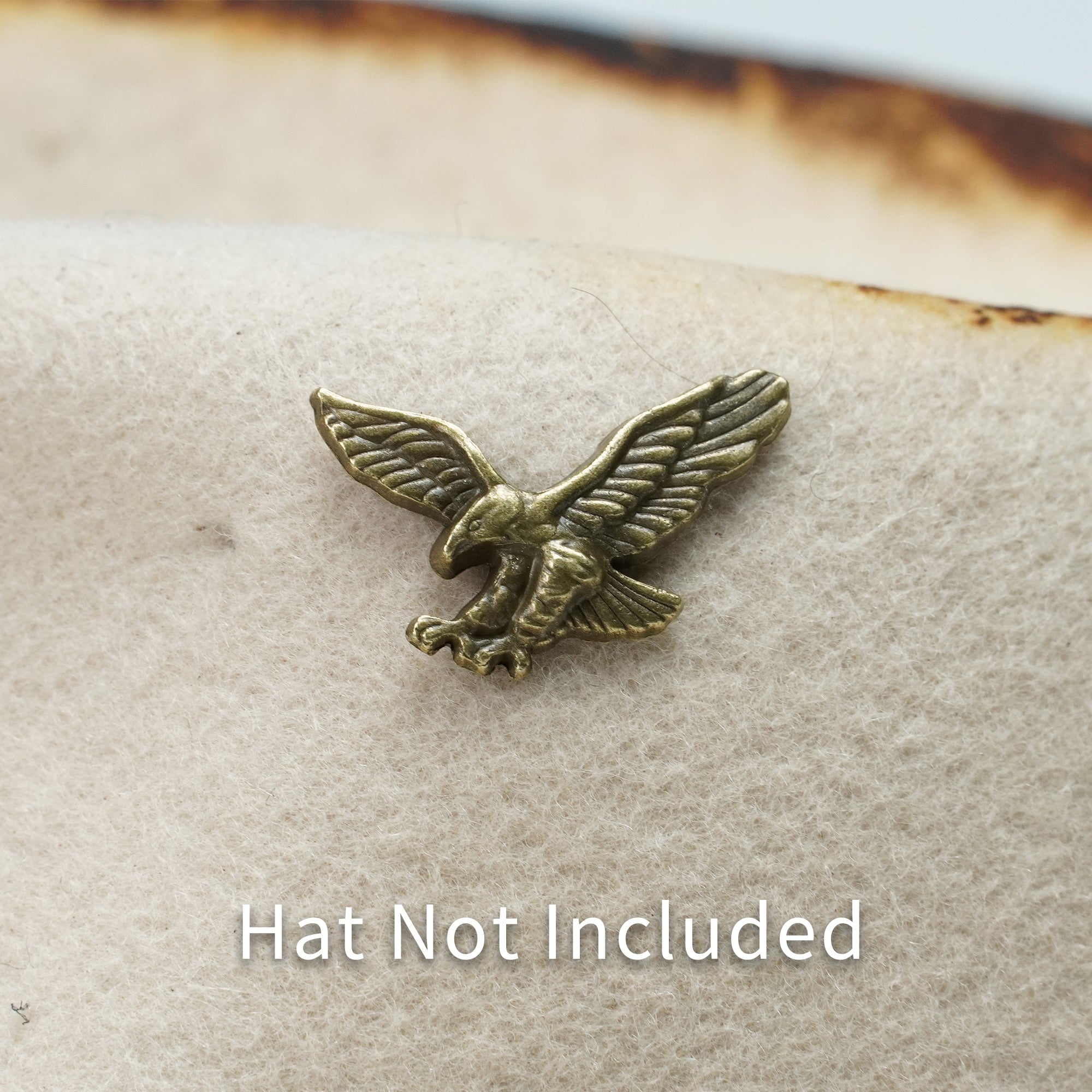 VINTAGE COPPER EAGLE HAT PIN