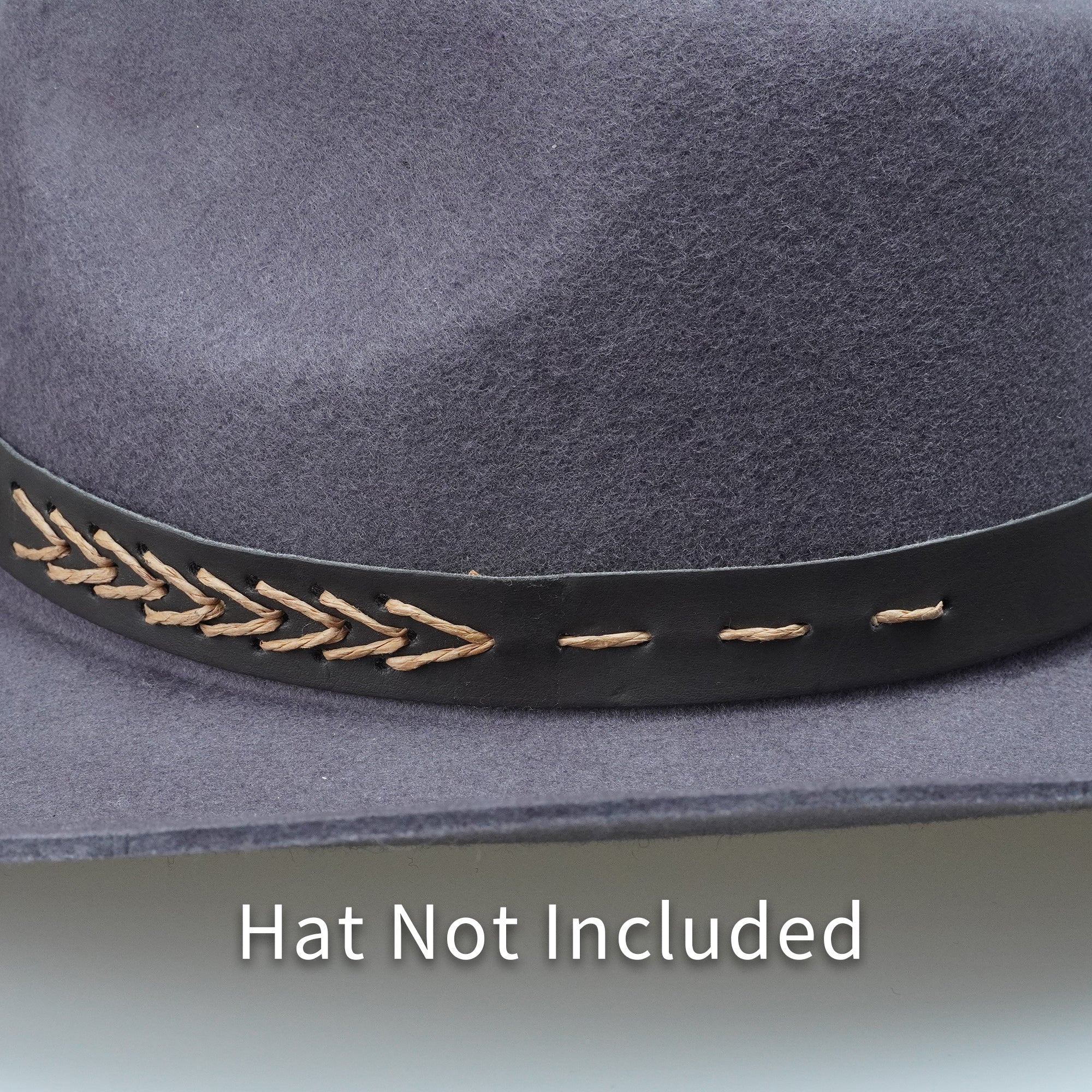 SHEEP HEAD METAL LEATHER HAT BAND