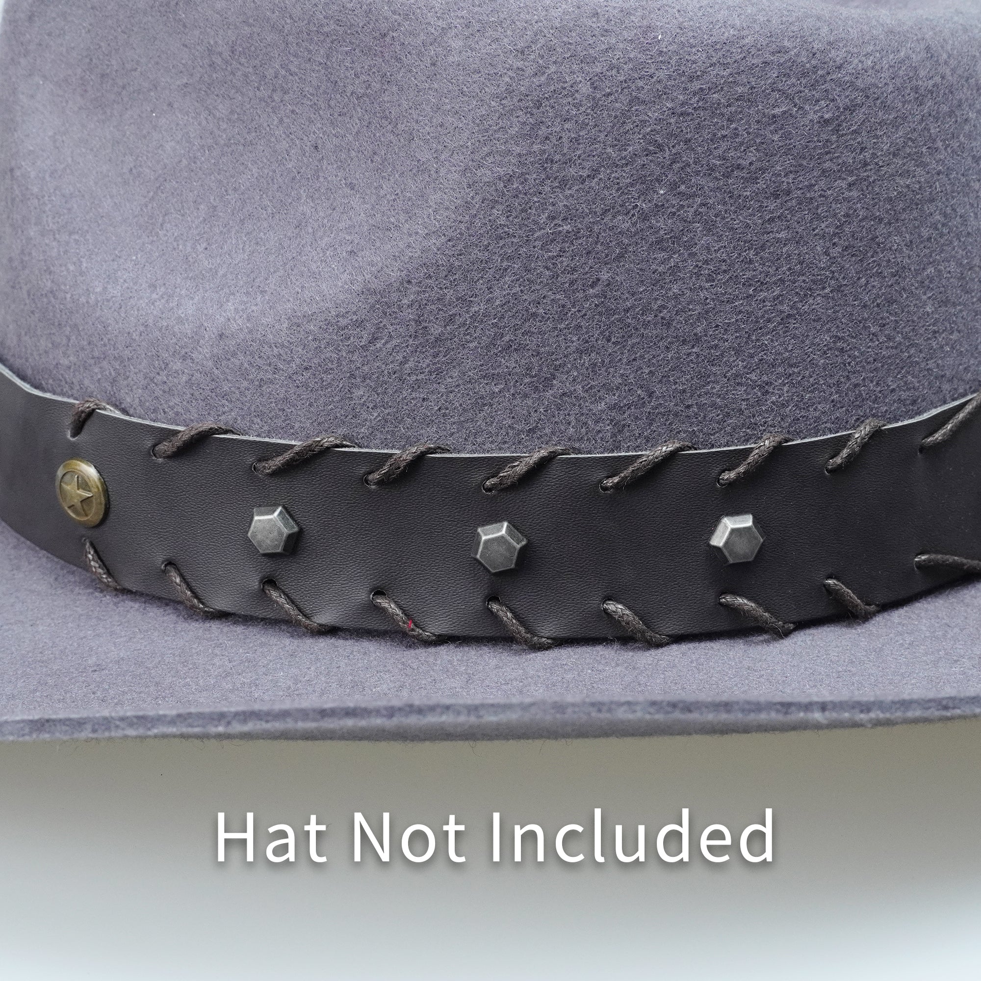 BULL METAL LEATHER HAT BAND