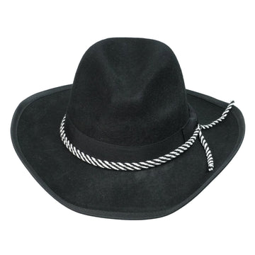 Chic Felt Hat – Classic Shape, Coordinated Accessories
