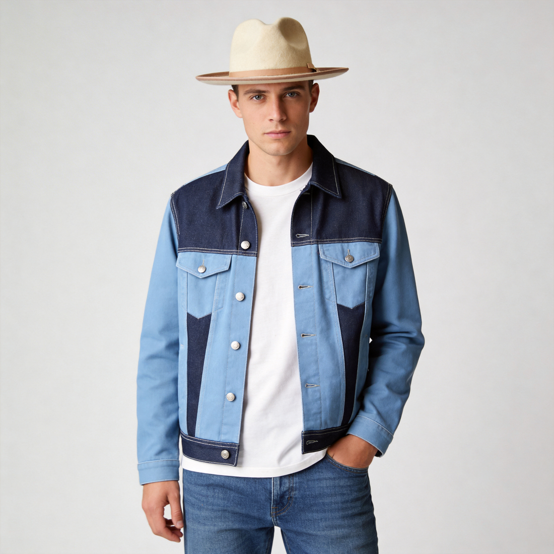 Oatmeal Fedora – Knotted Cord Band