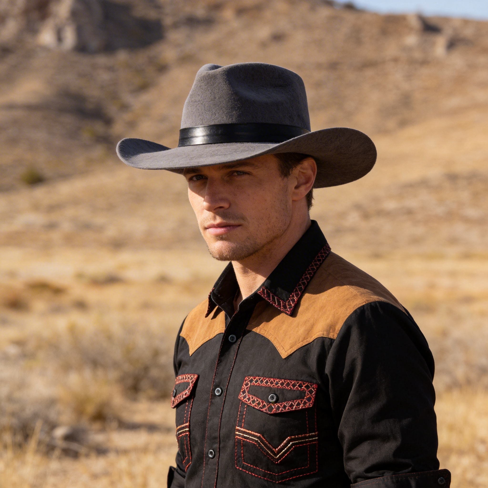 Westbound Teardrop Western Fedora