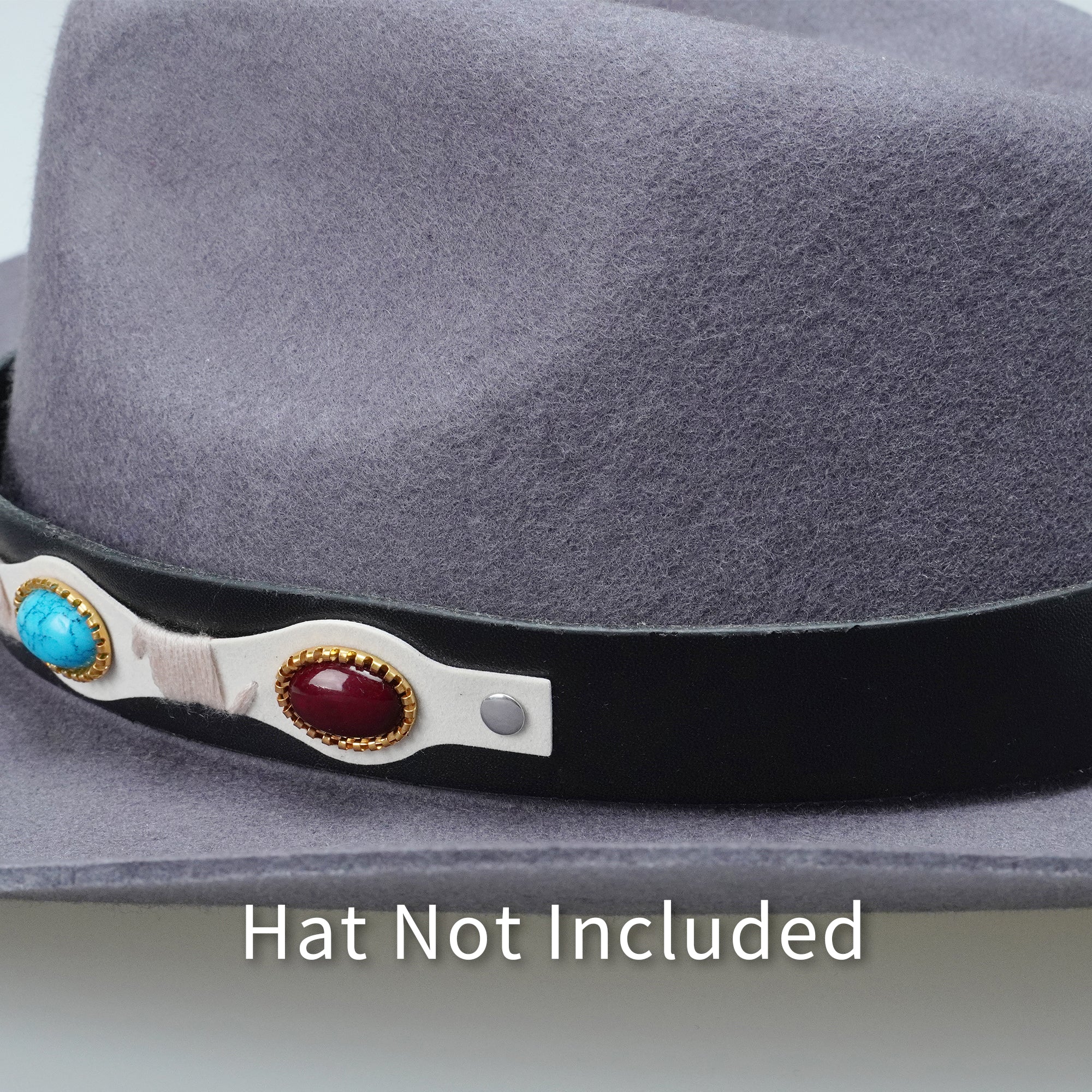 BOHO LEATHER HAT BAND
